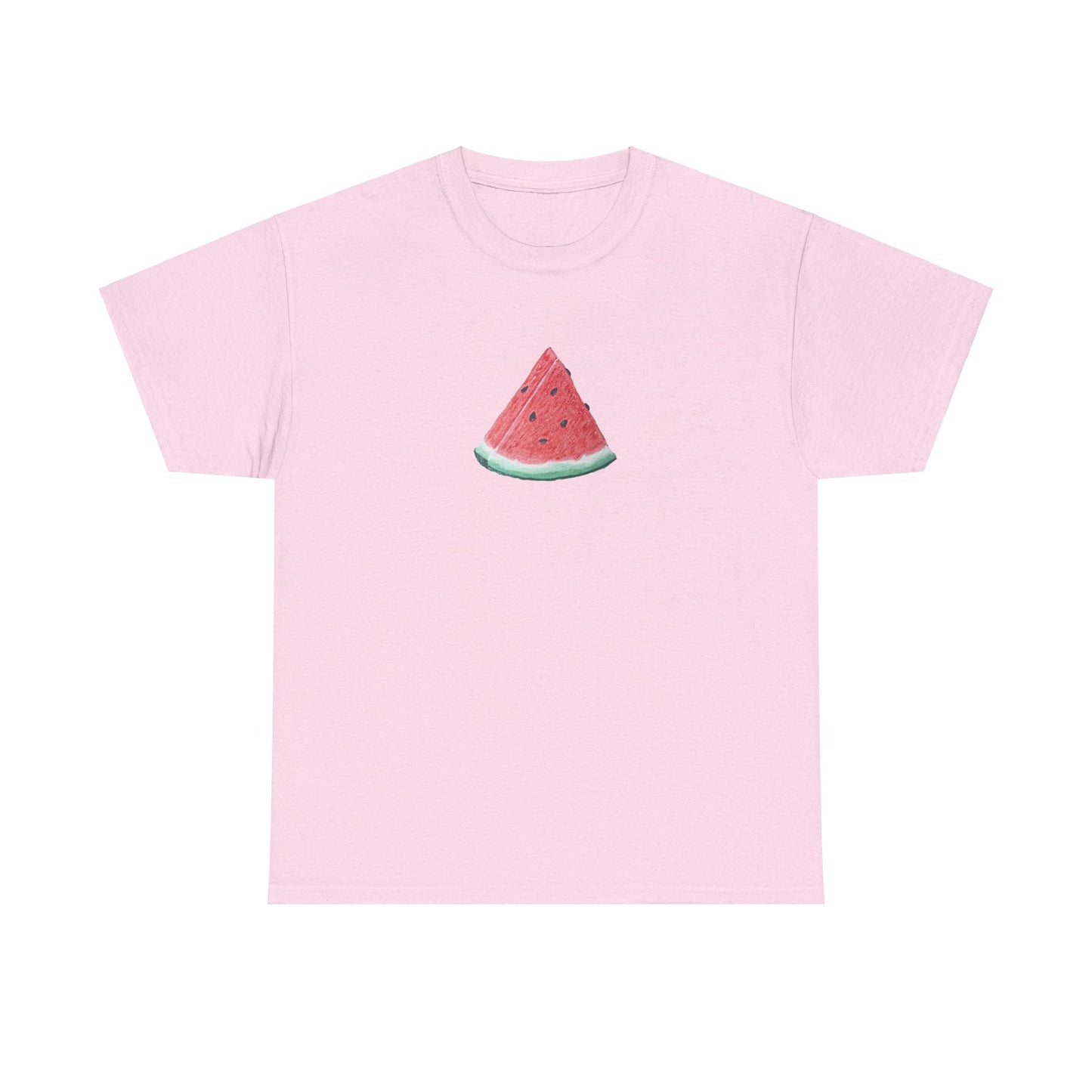 Watermelon Slice Art - Heavy Cotton Tee