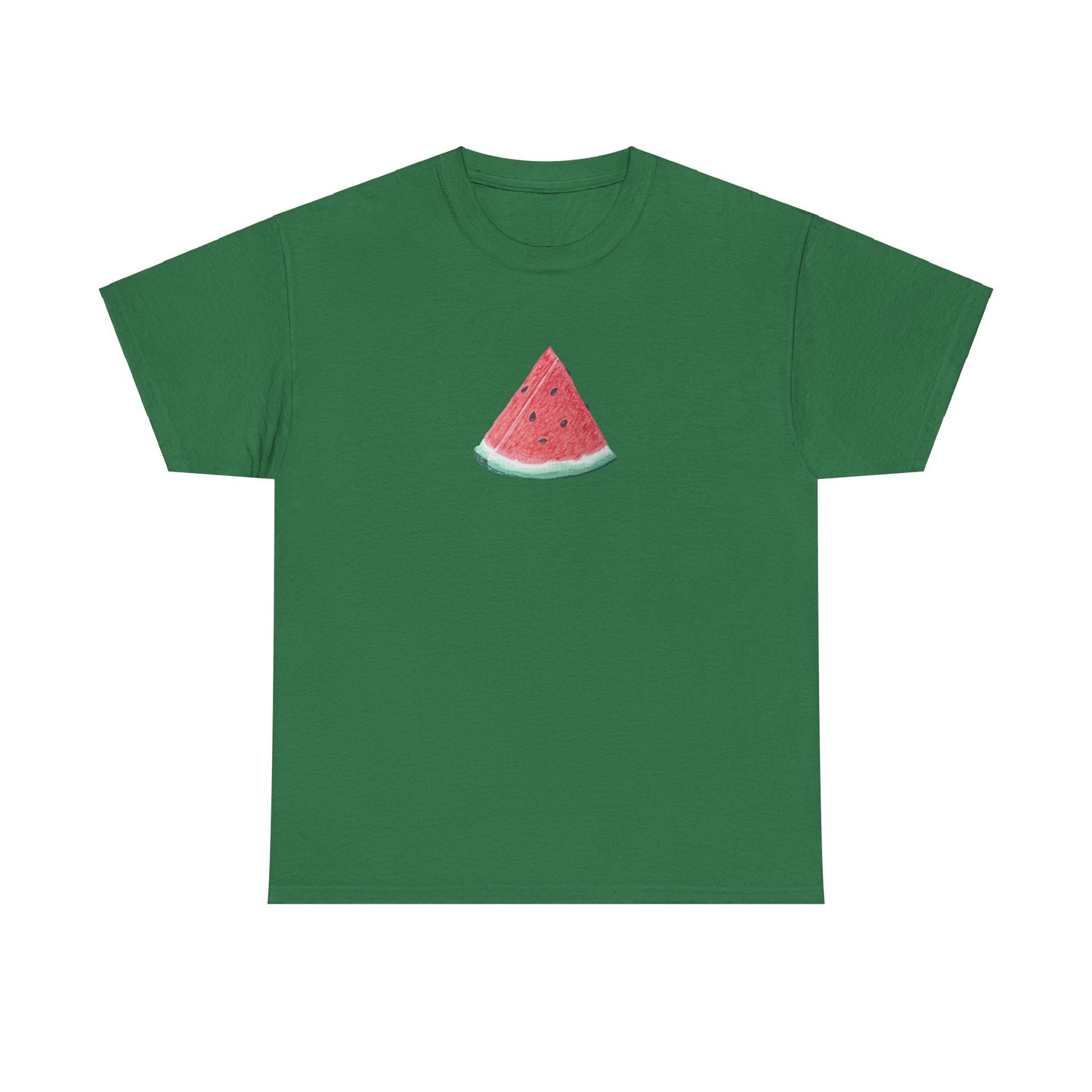 Watermelon Slice Art - Heavy Cotton Tee