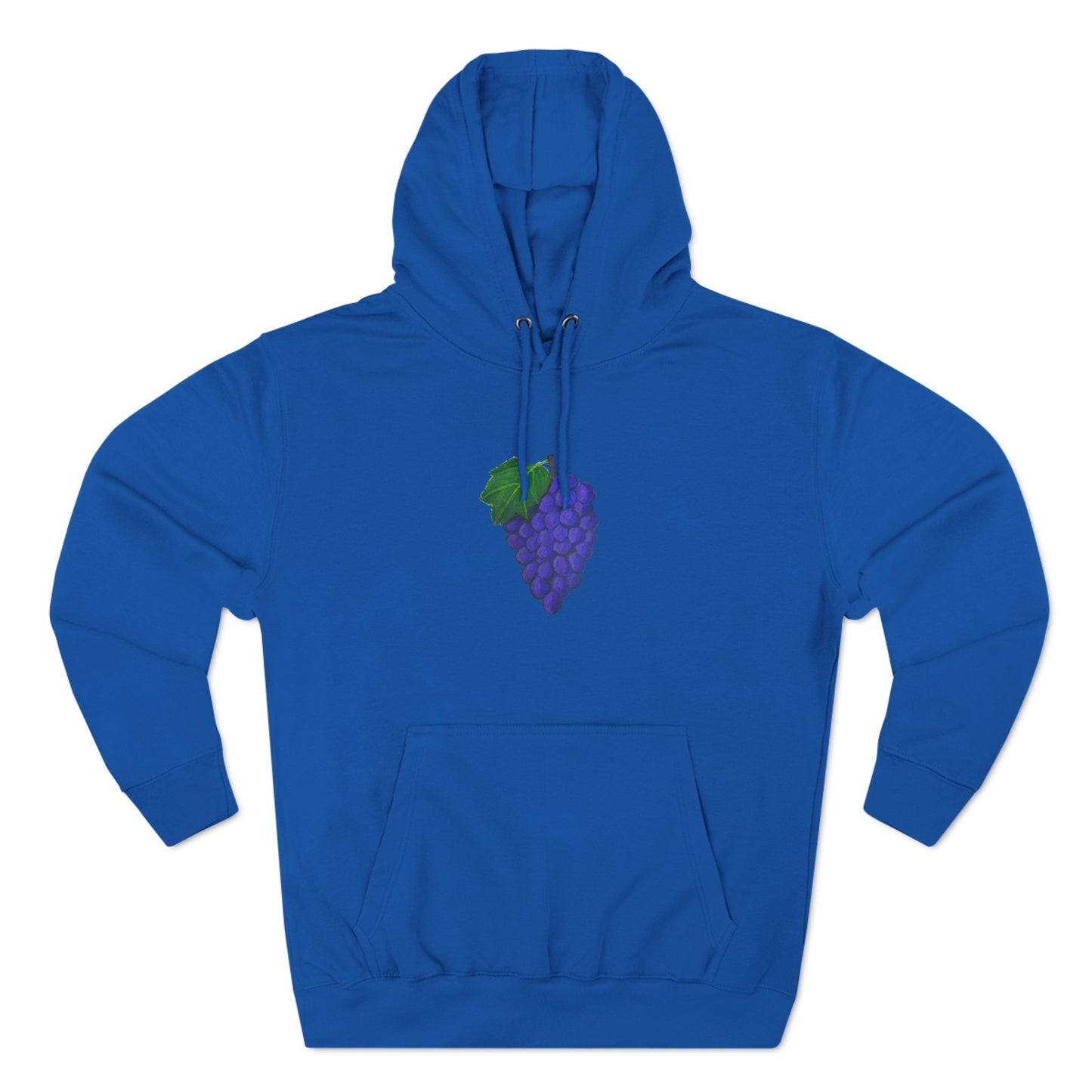Fresh Grapes Art - Three-Panel Fleece Hoodie