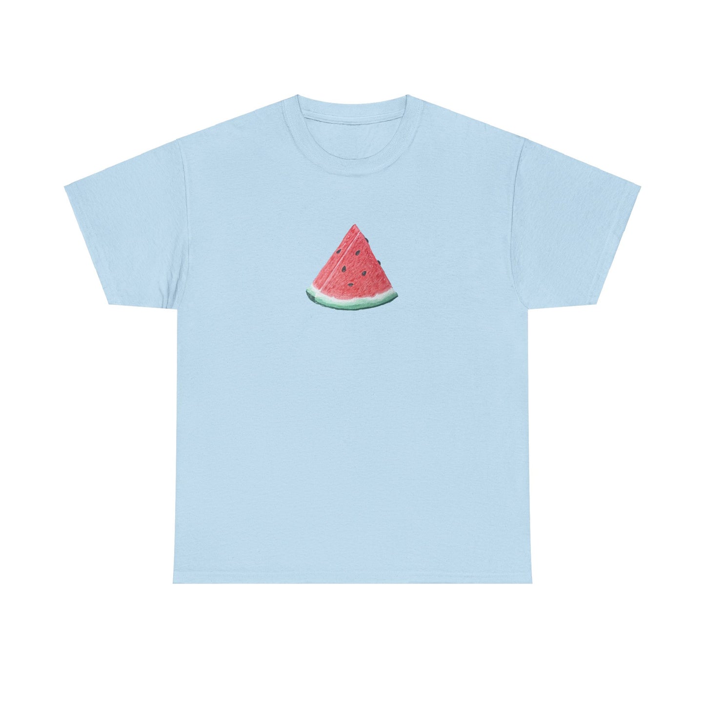 Watermelon Slice Art - Heavy Cotton Tee