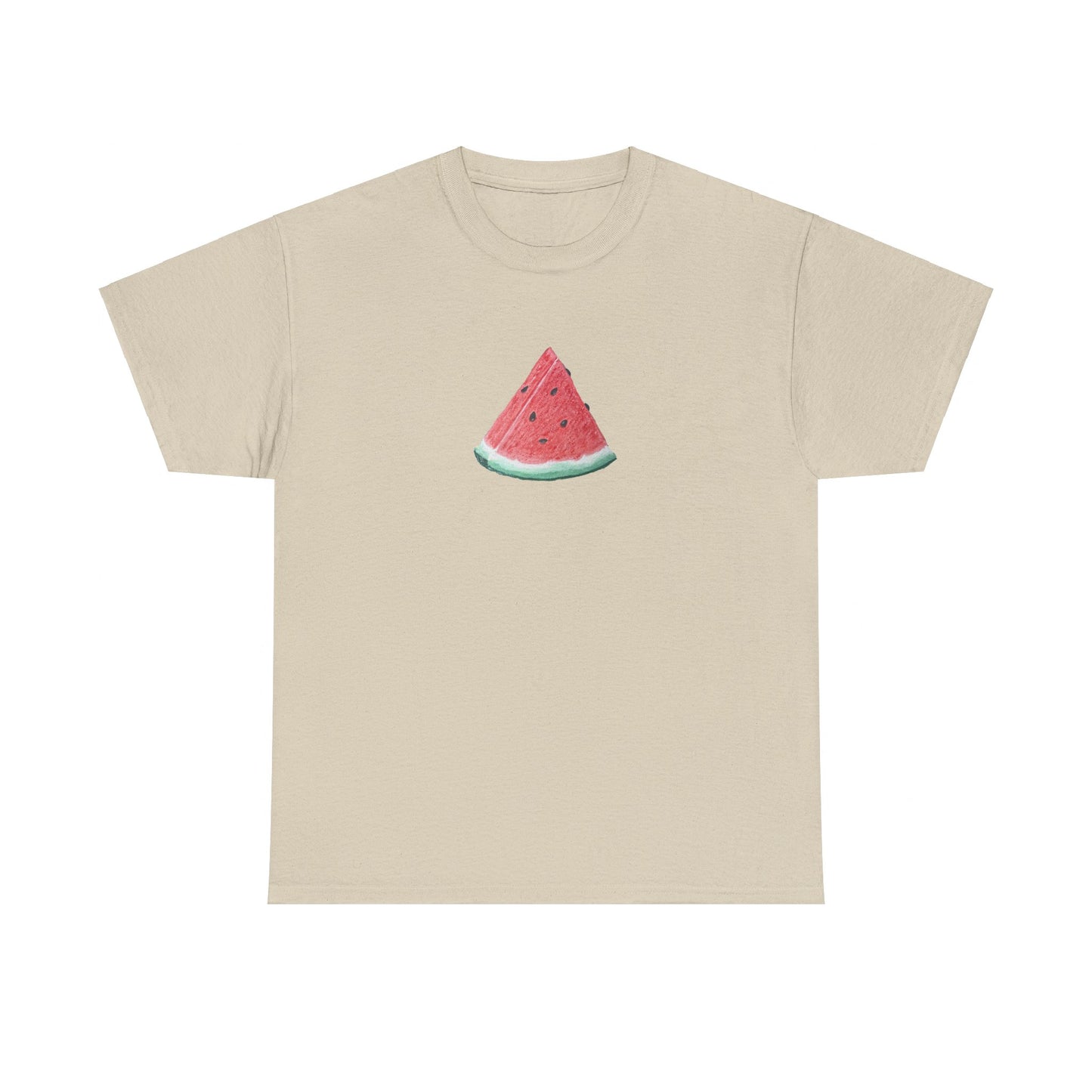 Watermelon Slice Art - Heavy Cotton Tee