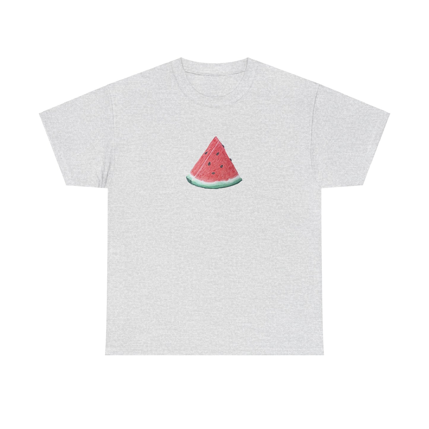 Watermelon Slice Art - Heavy Cotton Tee