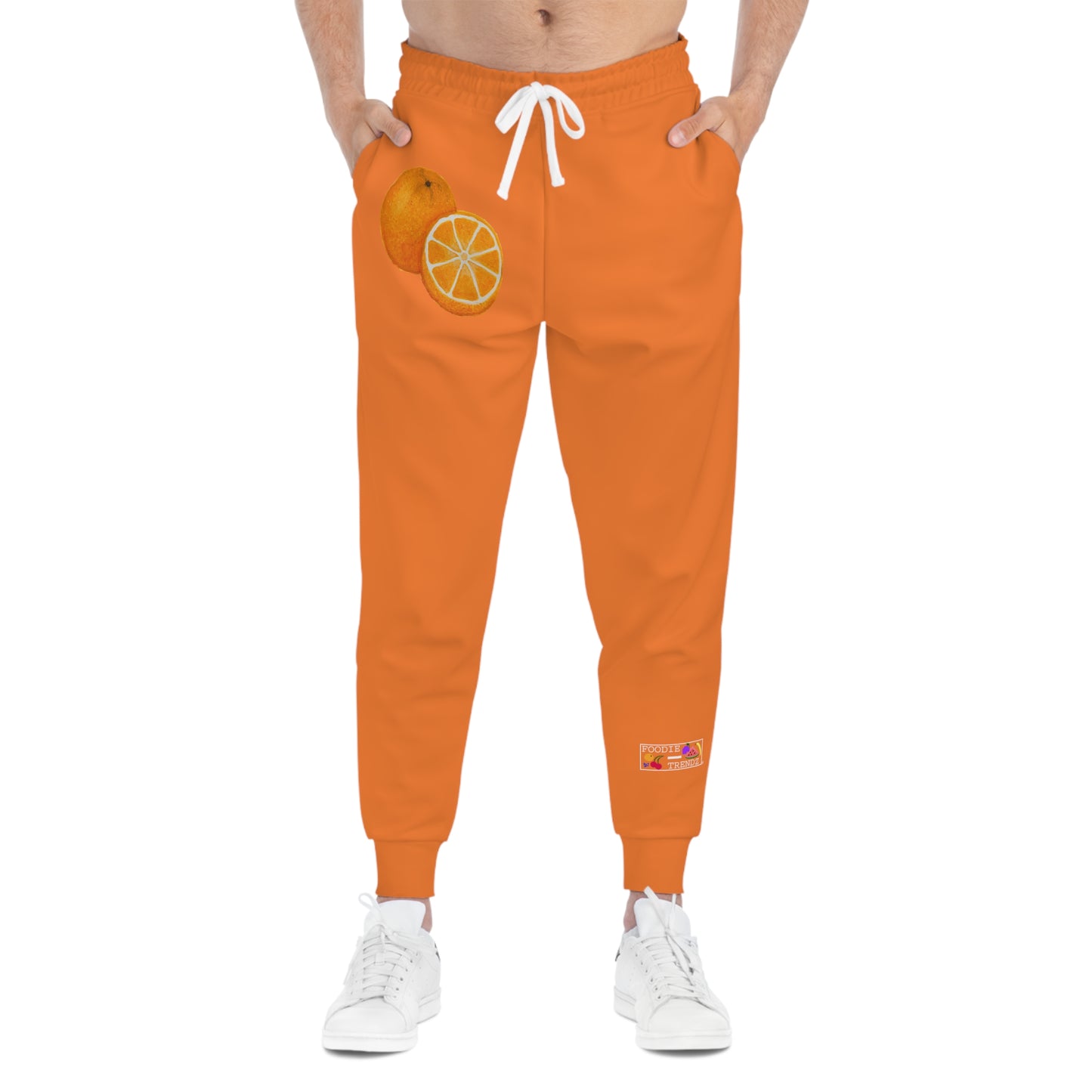 Tangy Orange Art - Athletic Joggers - Orange