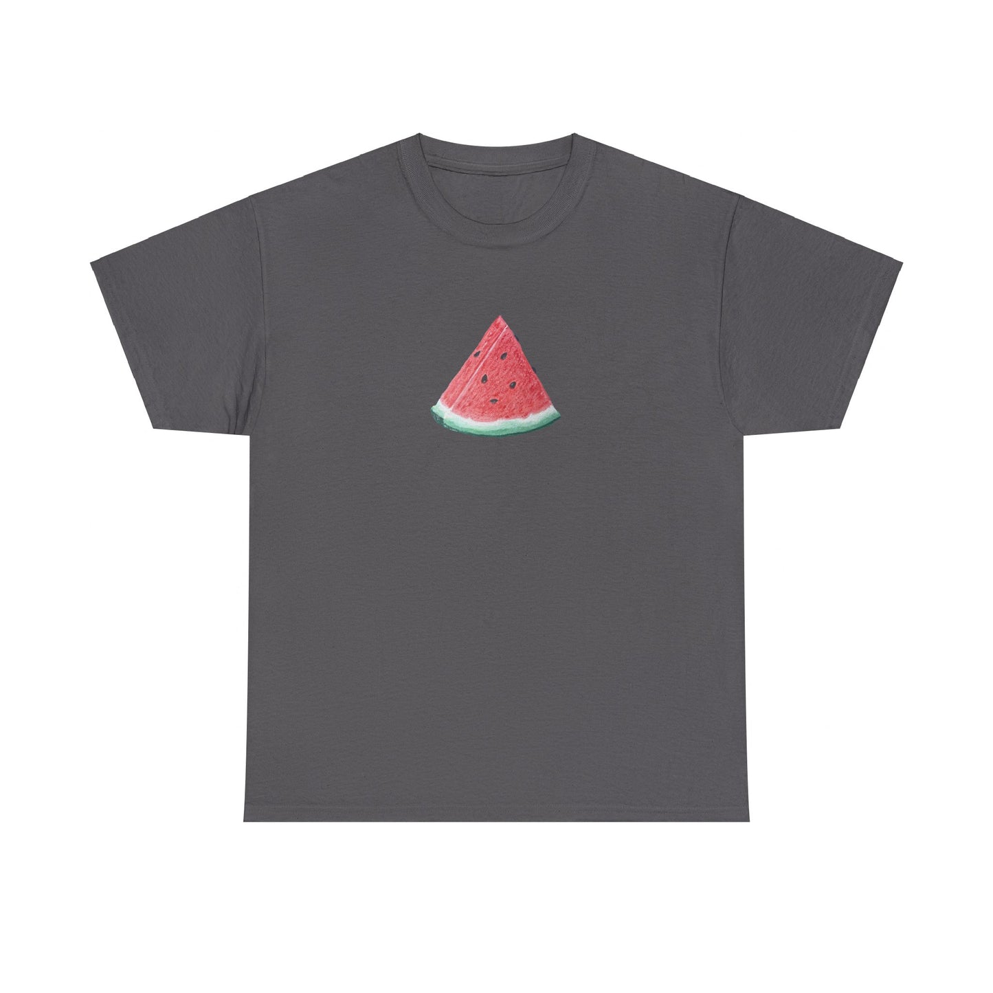 Watermelon Slice Art - Heavy Cotton Tee