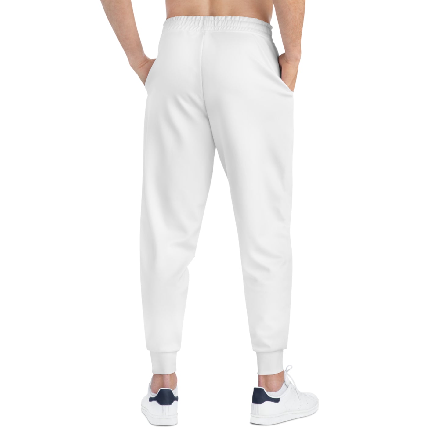 Watermelon Slice Art - Athletic Joggers - White