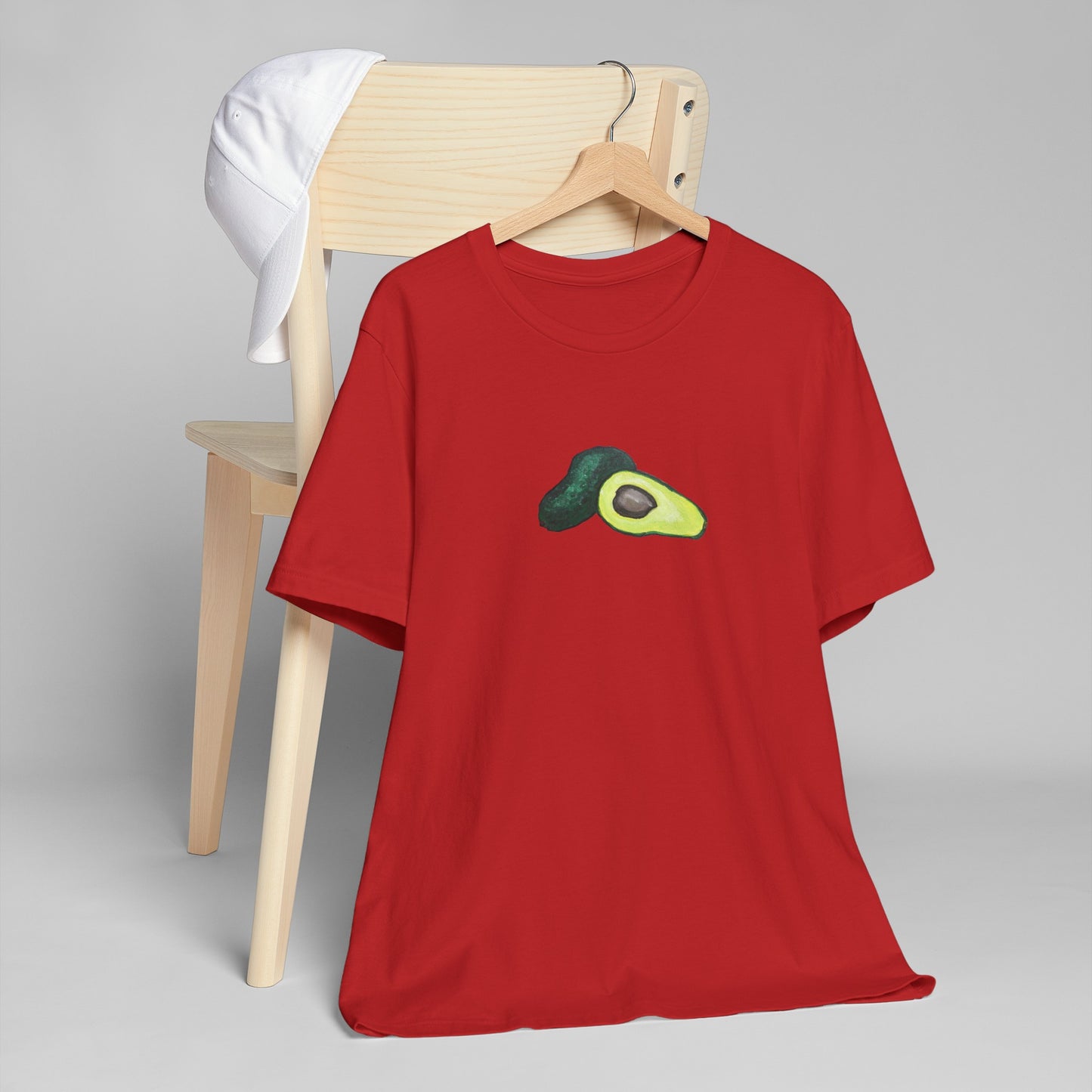 Split Avocado Art - Athletic T-Shirt