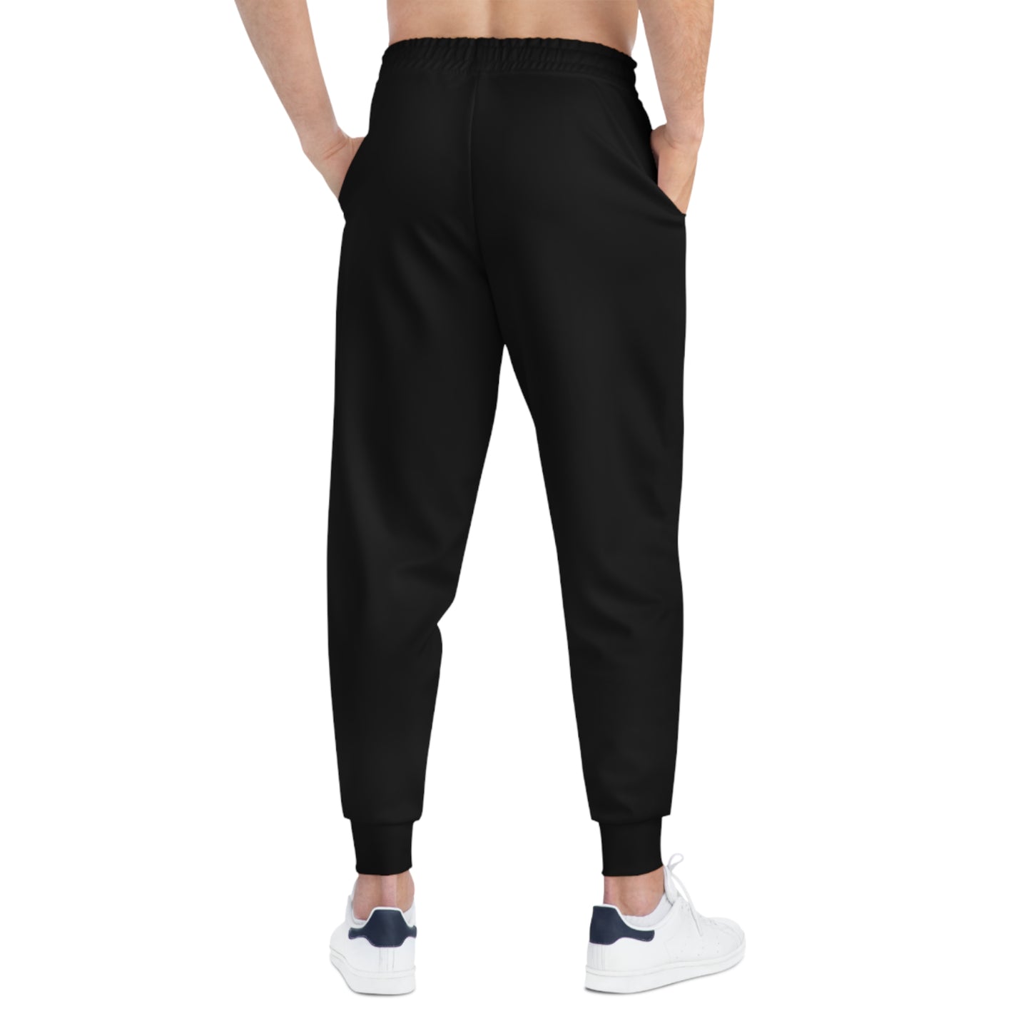 Watermelon Slice Art - Athletic Joggers - Black