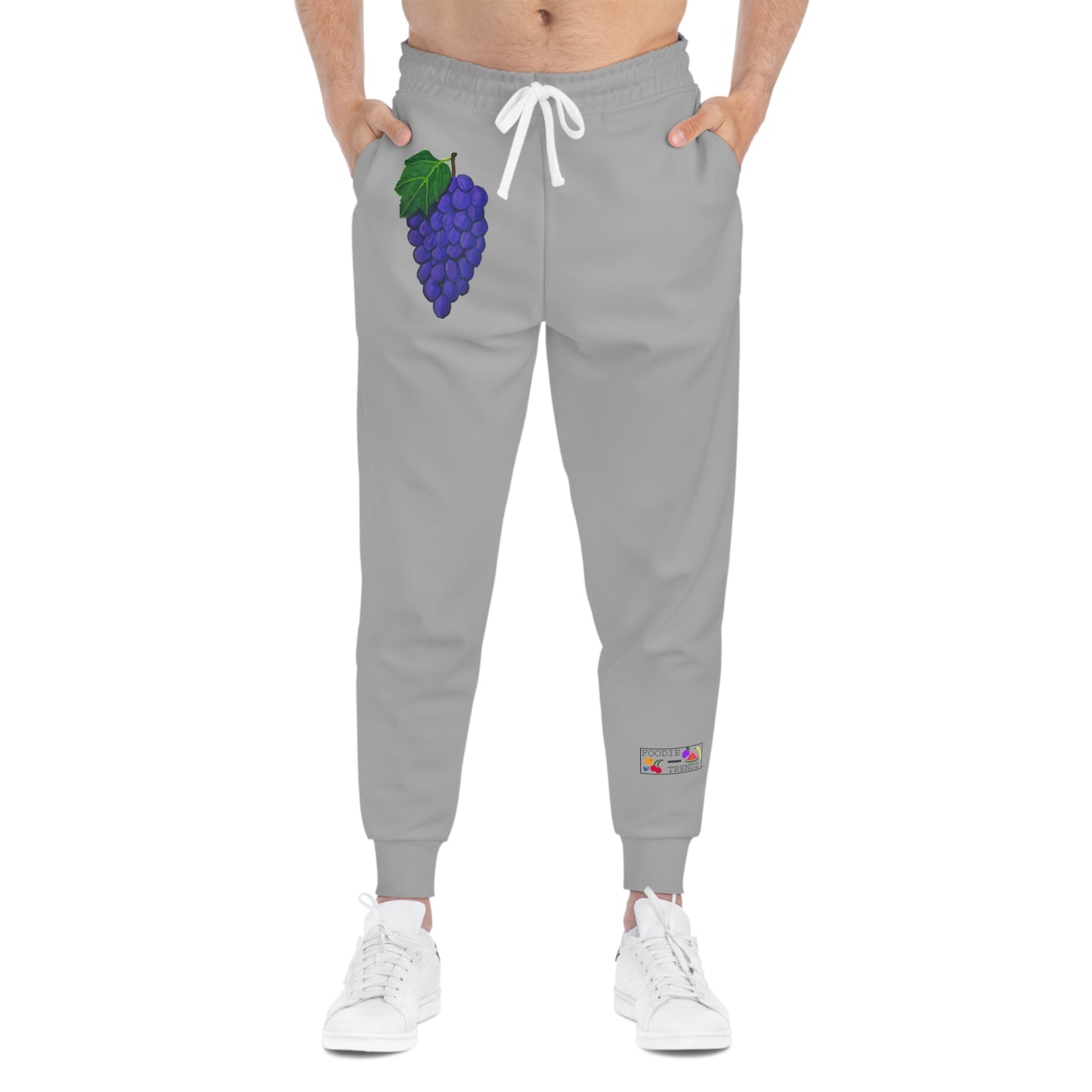 Fresh Grapes Art - Athletic Joggers - Grey