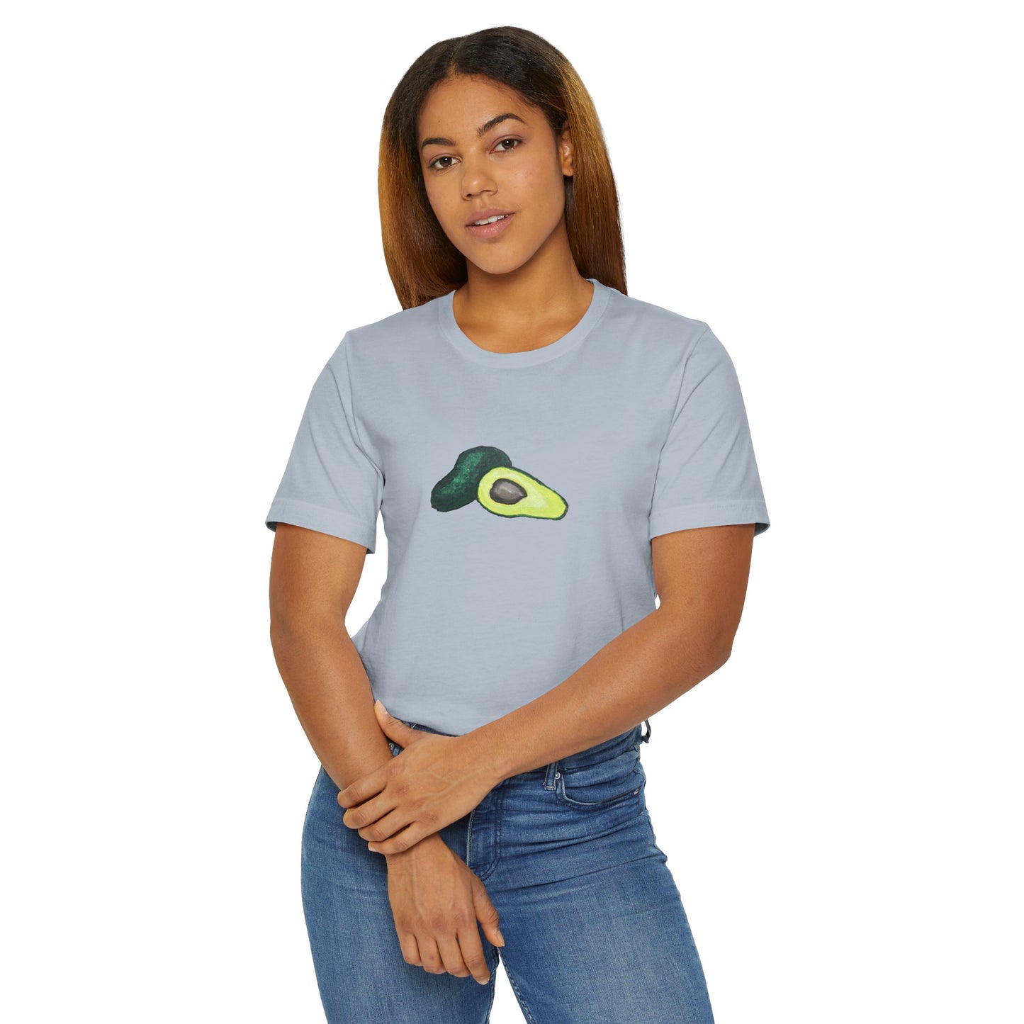 Split Avocado Art - Athletic T-Shirt