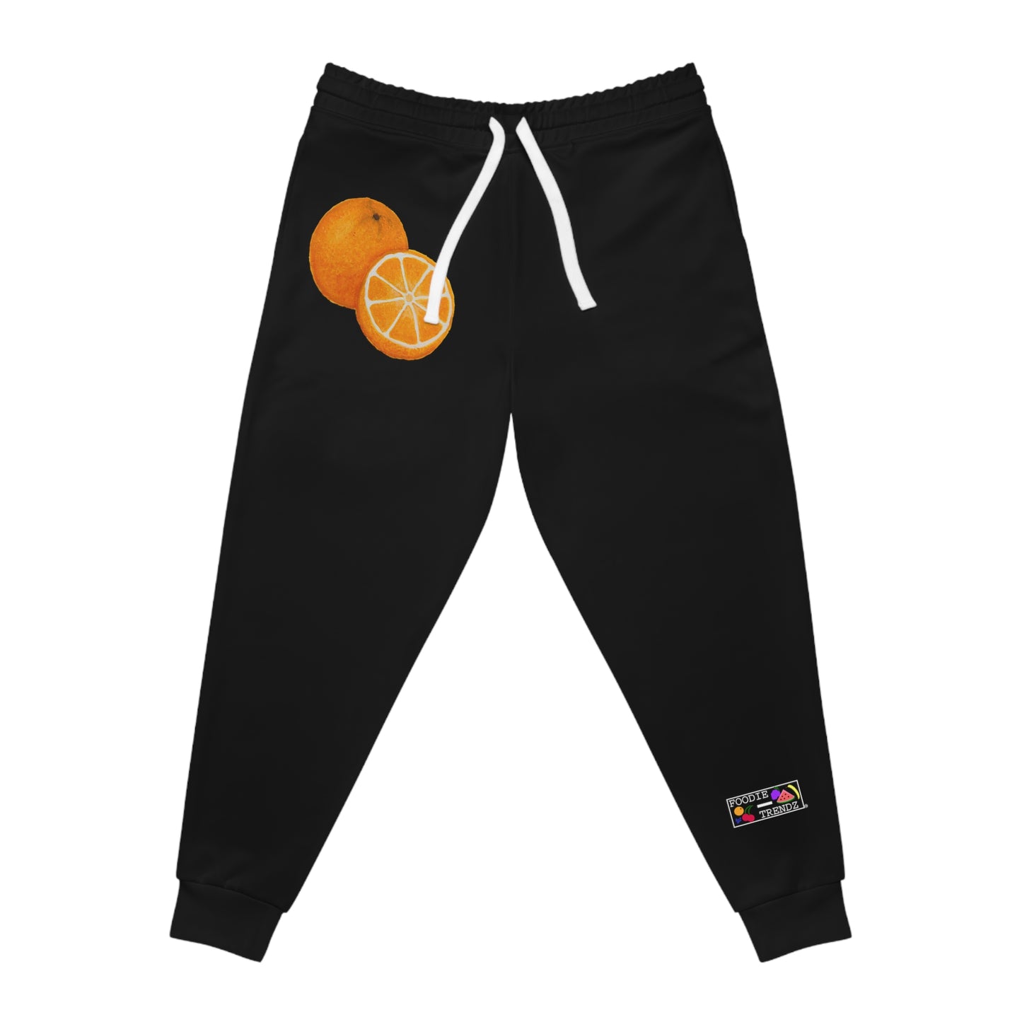 Tangy Orange Art - Athletic Joggers - Black