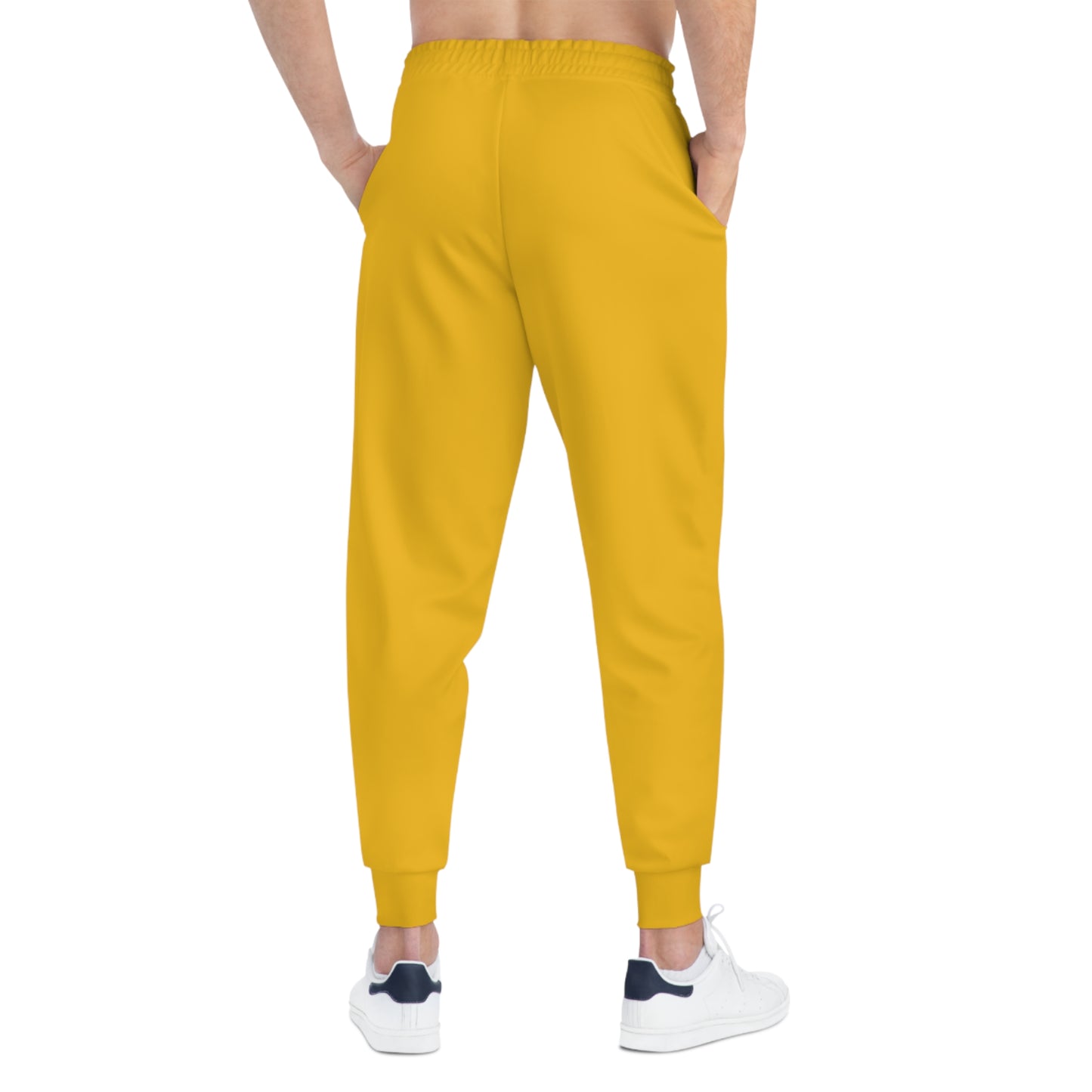 Grouped Bananas Art - Athletic Joggers - Yellow