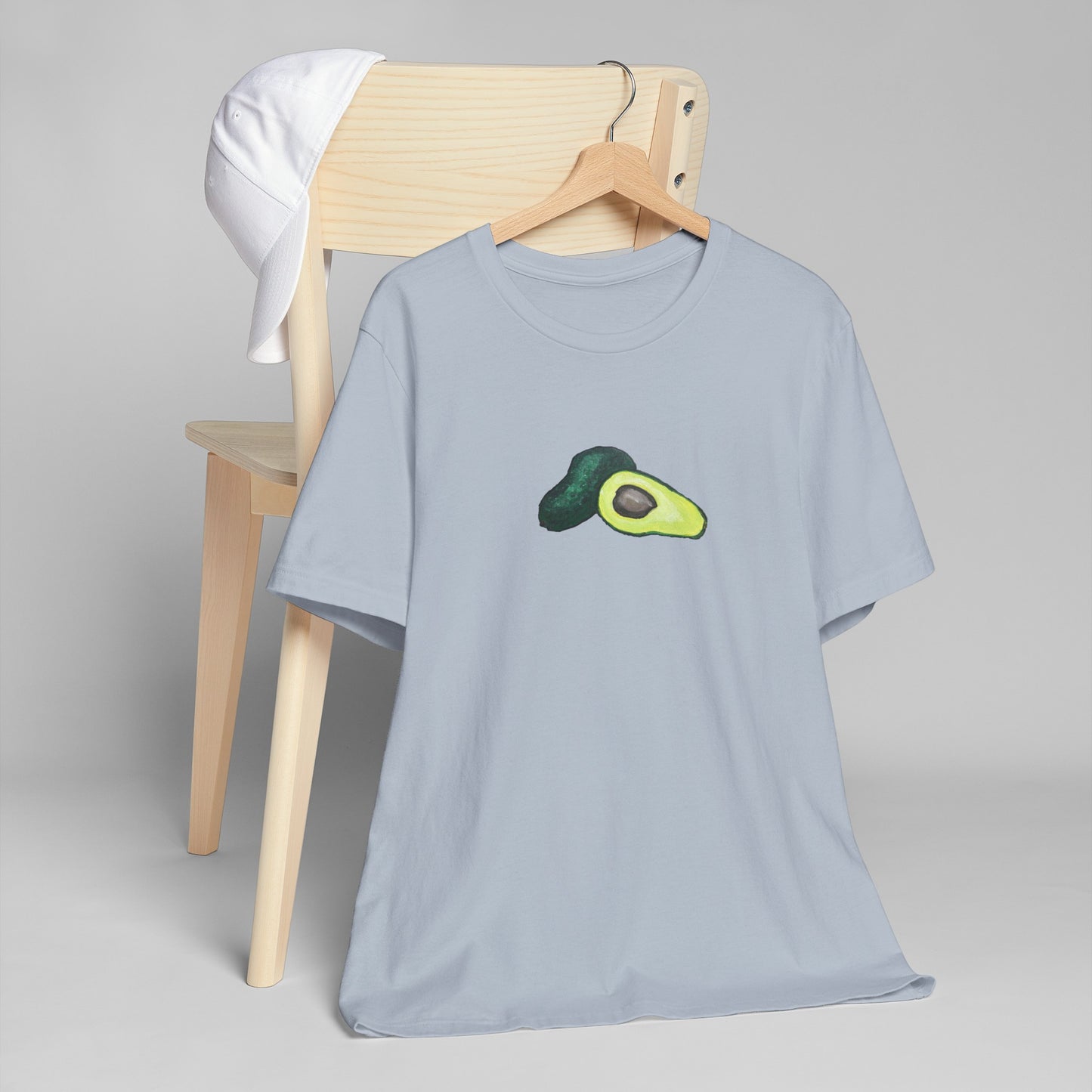 Split Avocado Art - Athletic T-Shirt