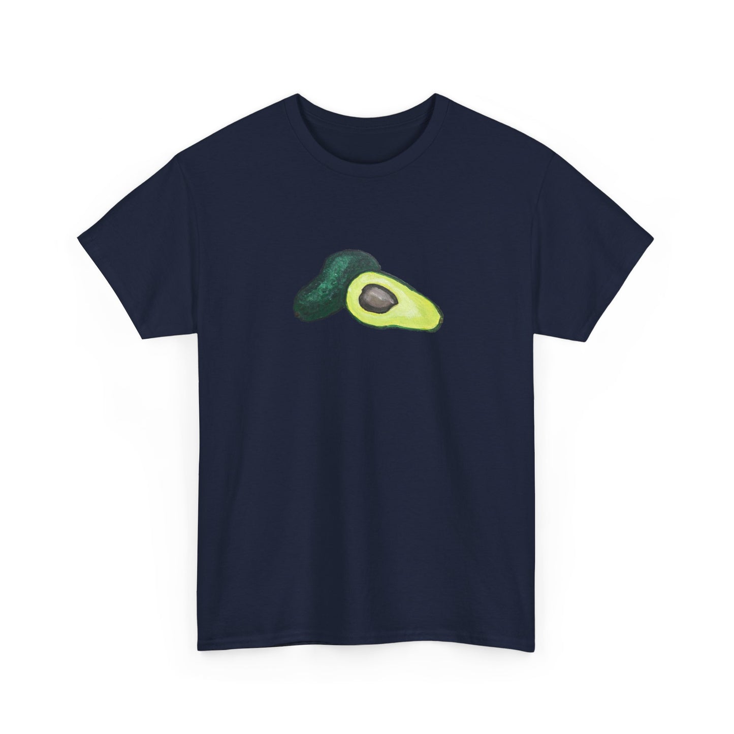 Split Avocado Art - Heavy Cotton Tee