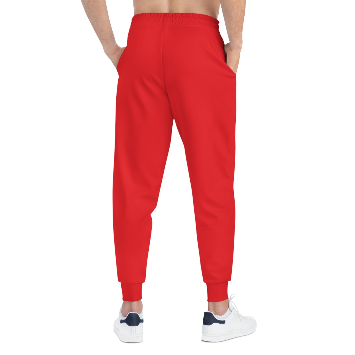 Watermelon Slice Art - Athletic Joggers - Red