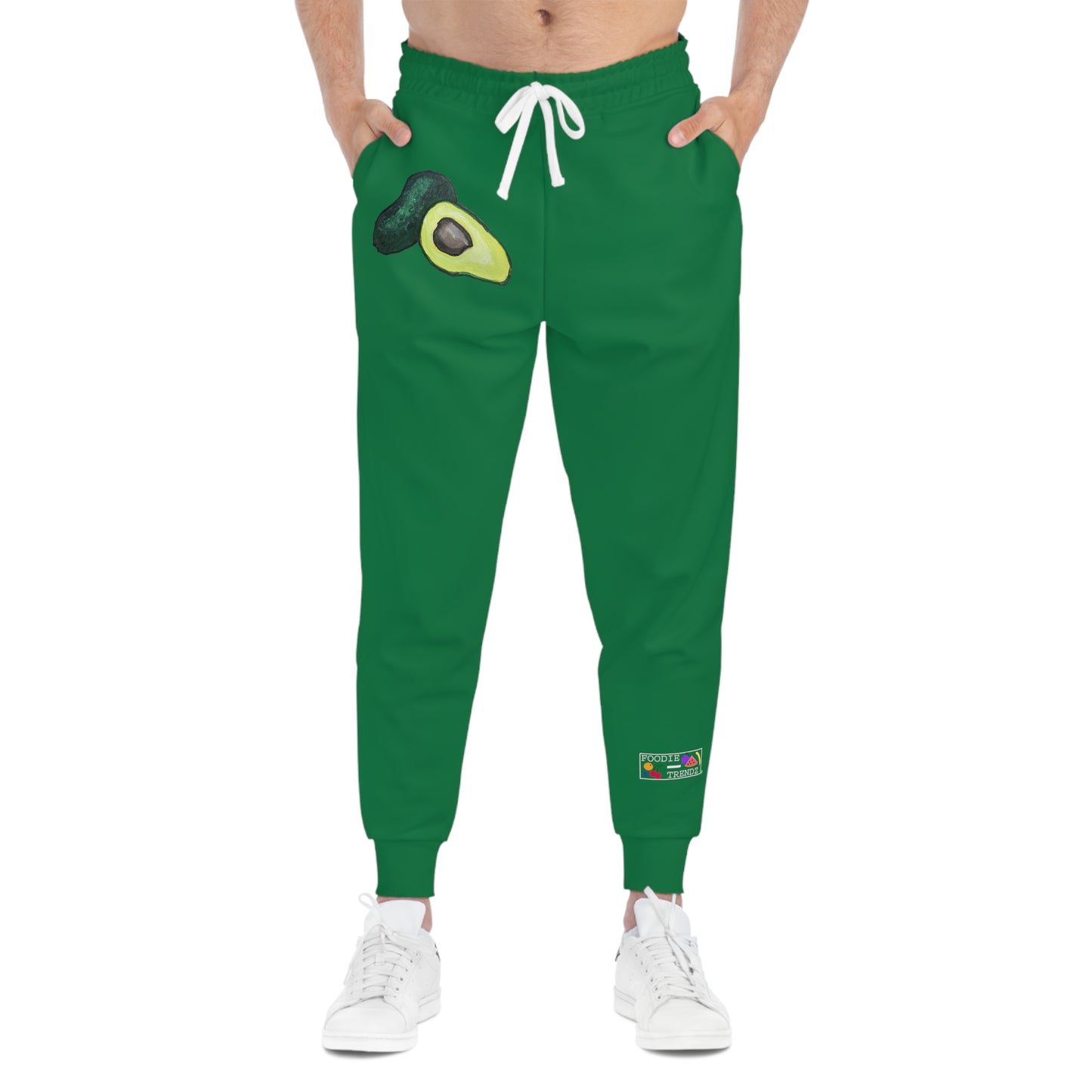 Split Avocado Art - Athletic Joggers - Green