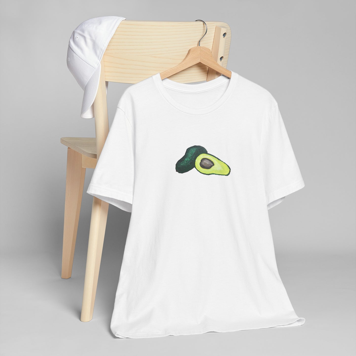 Split Avocado Art - Athletic T-Shirt