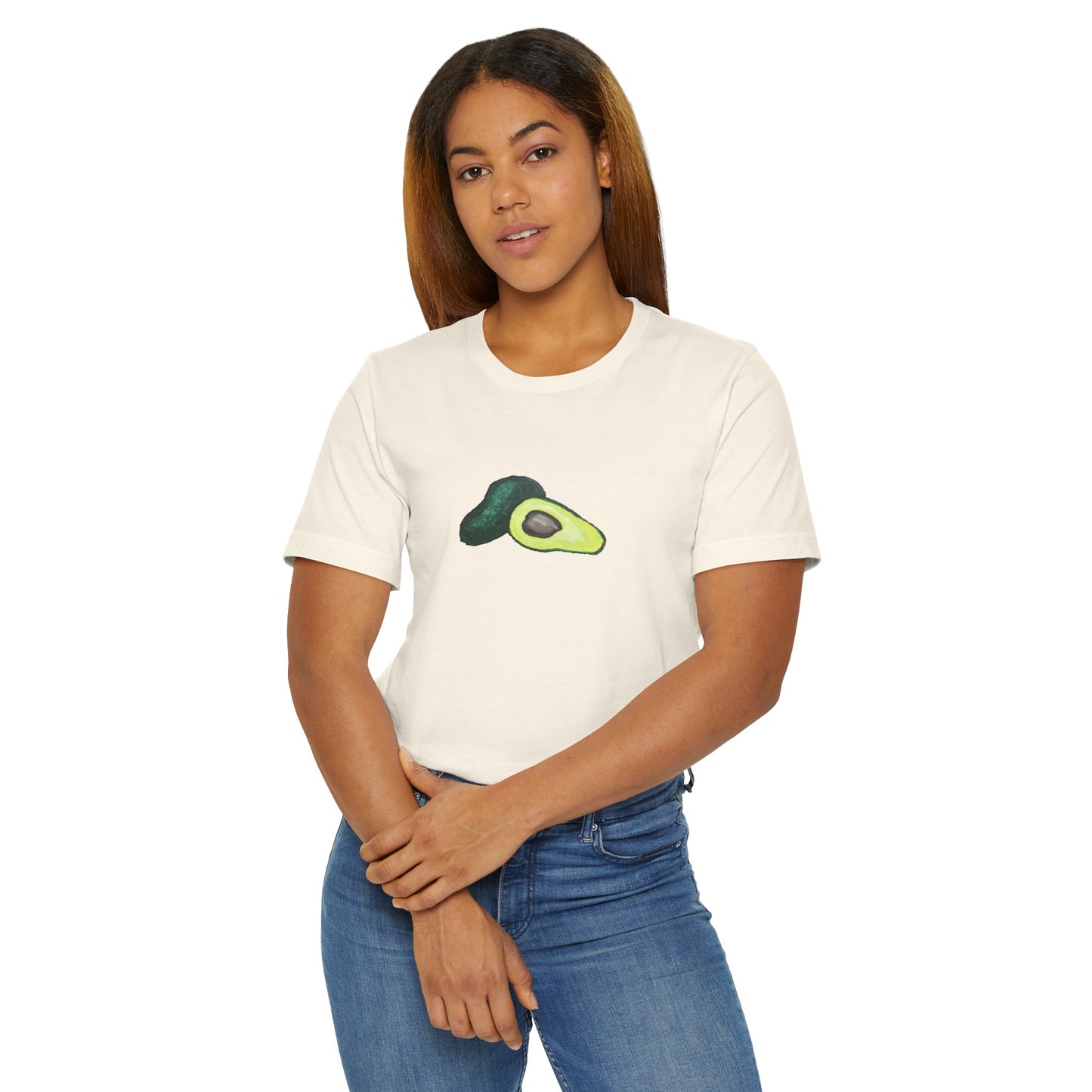 Split Avocado Art - Athletic T-Shirt