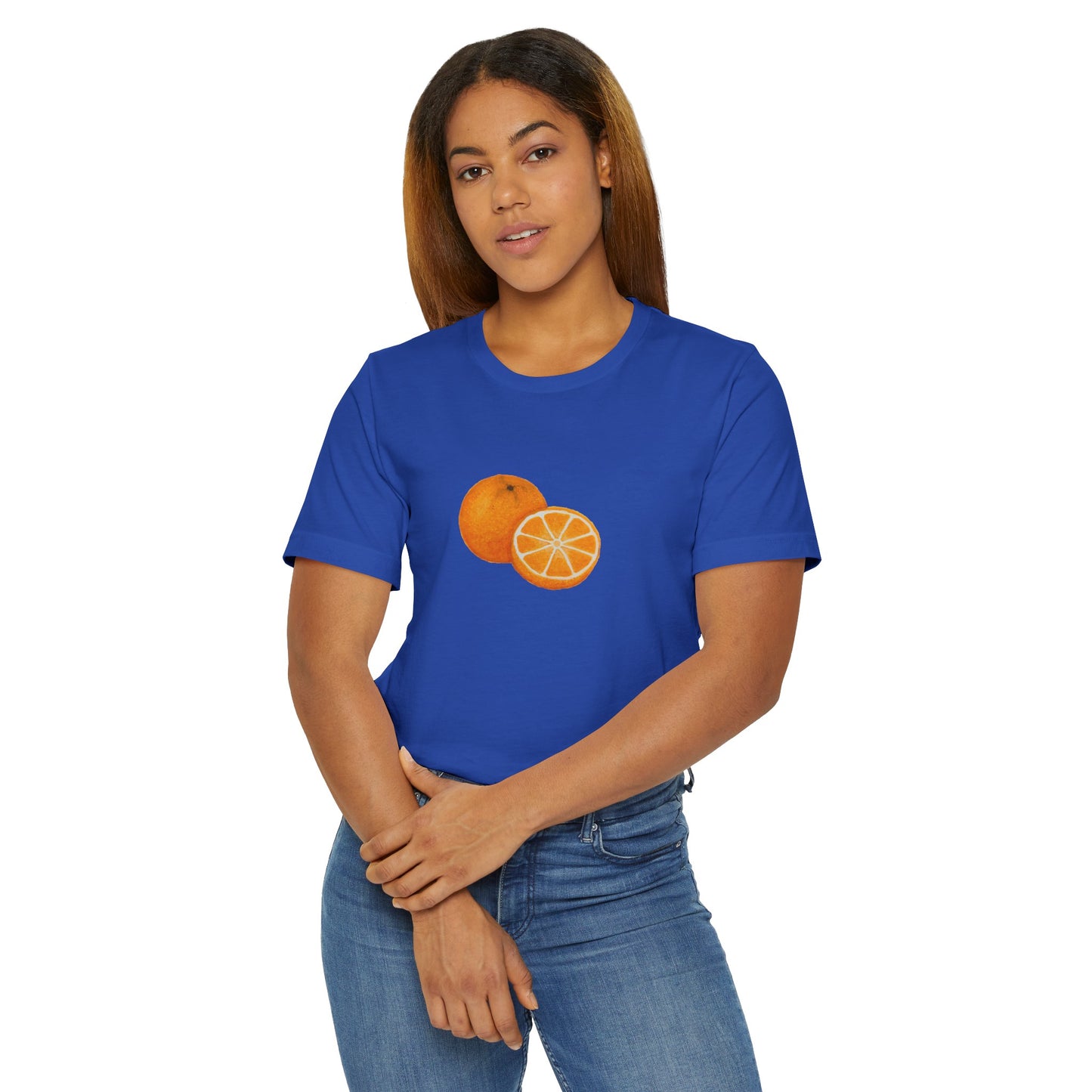 Tangy Orange Art - Athletic T-Shirt