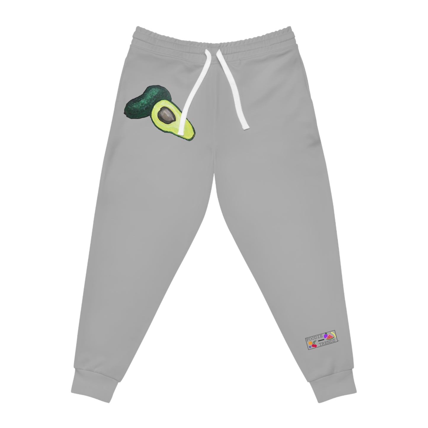 Split Avocado Art - Athletic Joggers - Grey