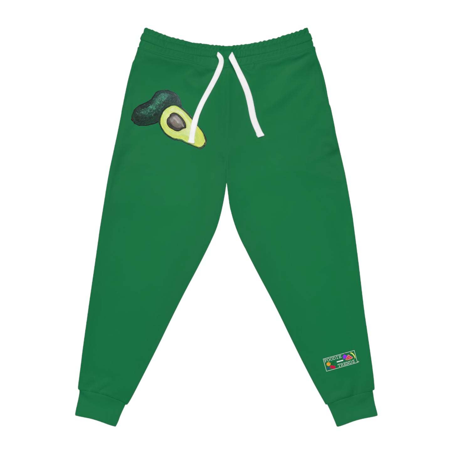 Split Avocado Art - Athletic Joggers - Green