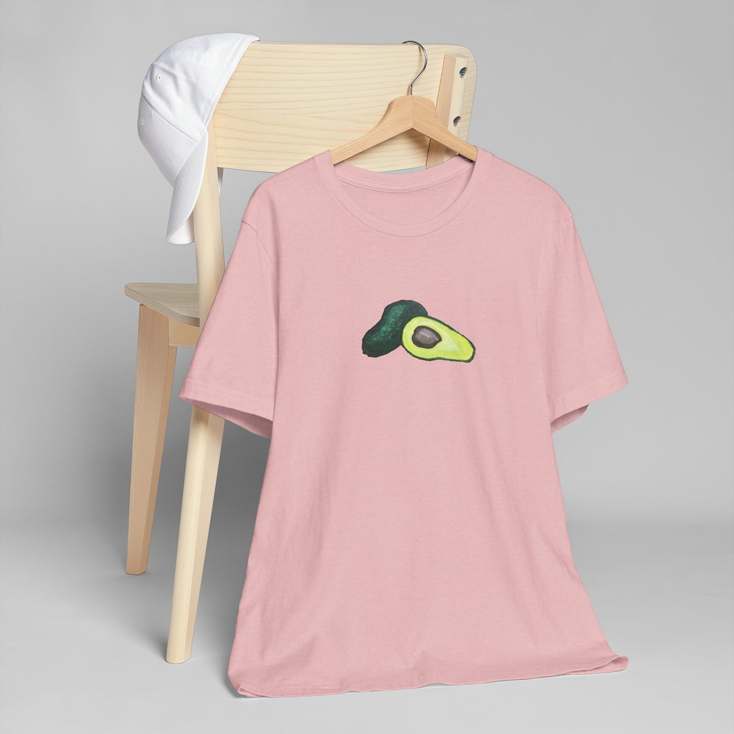 Split Avocado Art - Athletic T-Shirt