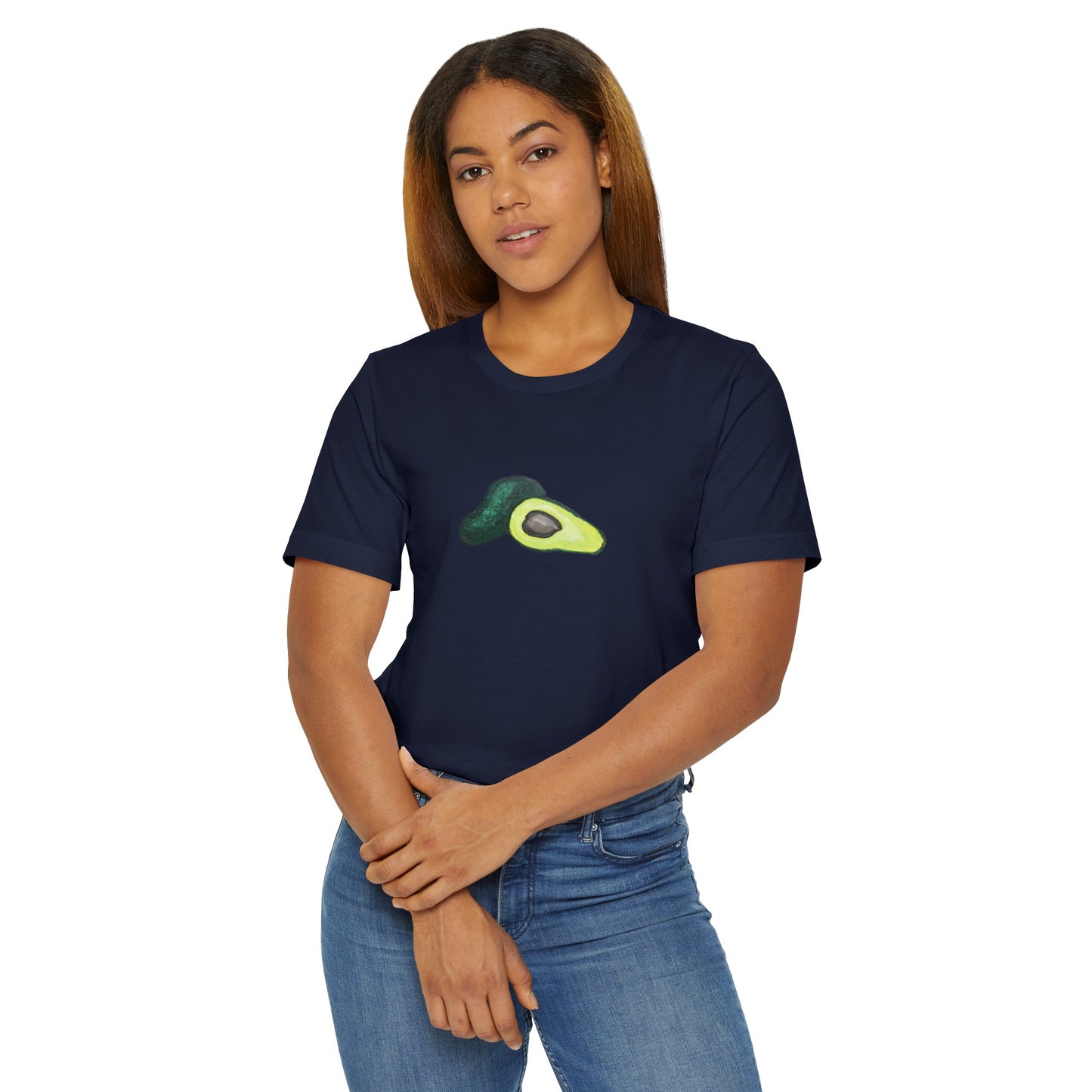 Split Avocado Art - Athletic T-Shirt