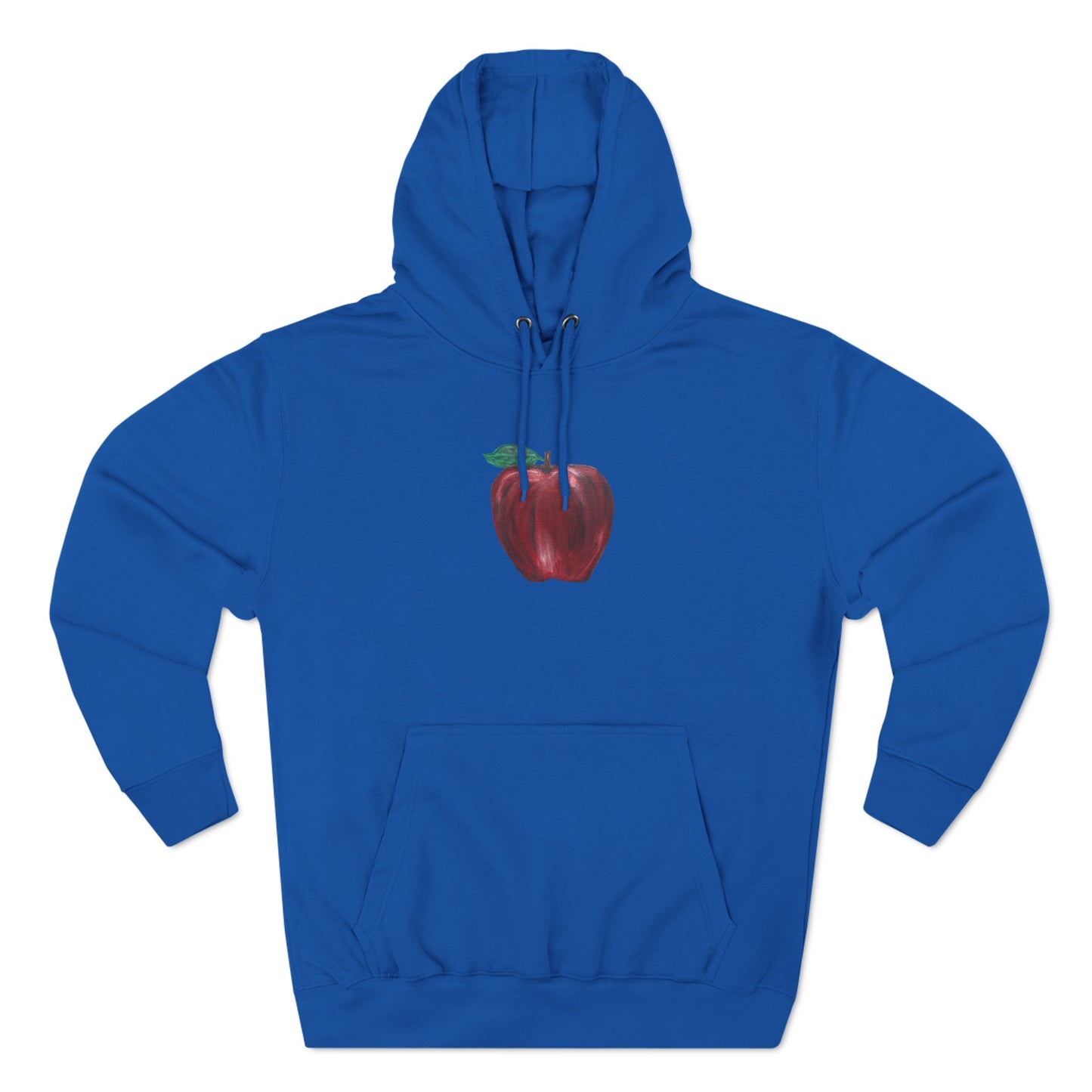 Whole Apple Art - Three-Panel Fleece Hoodie