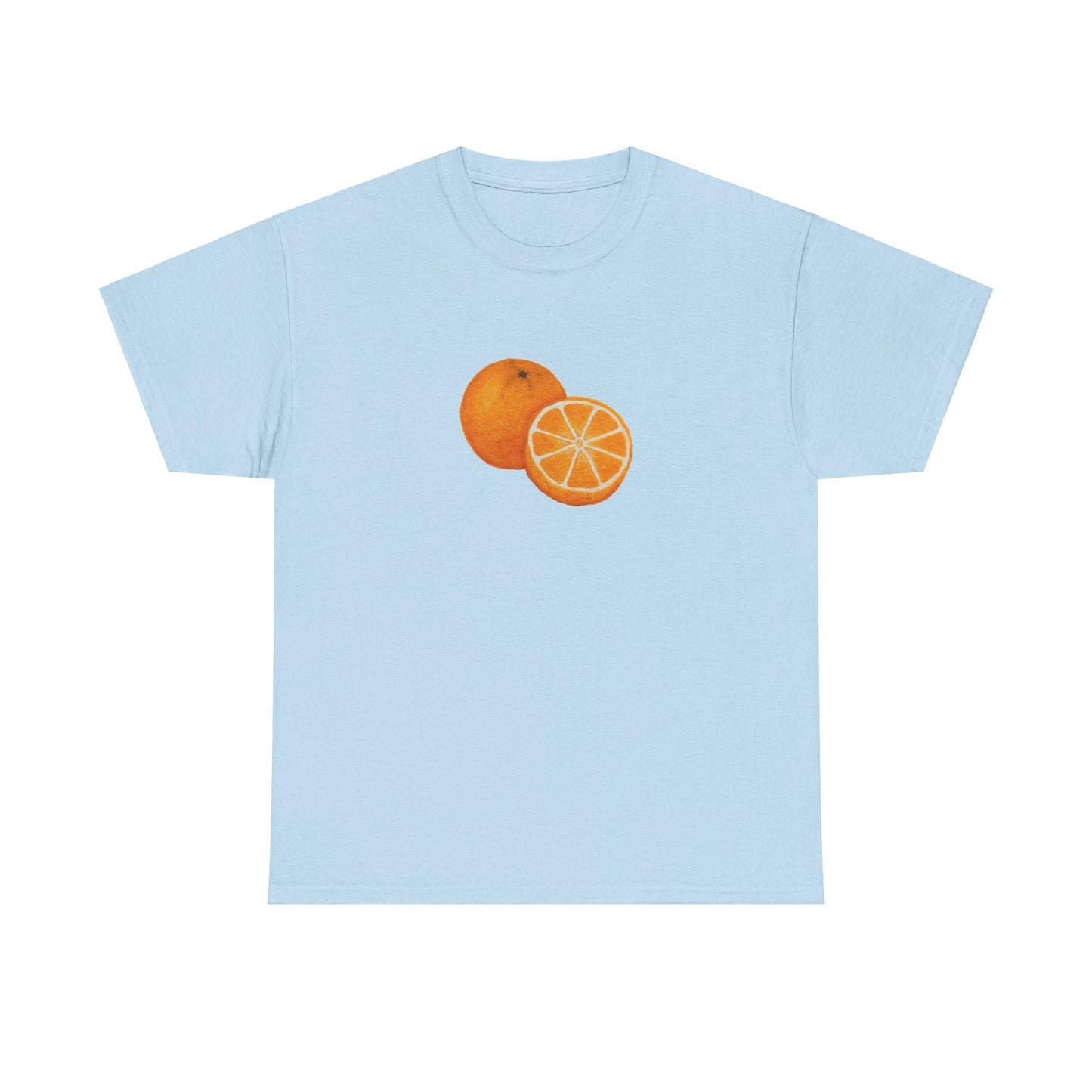 Tangy Orange Art - Heavy Cotton Tee