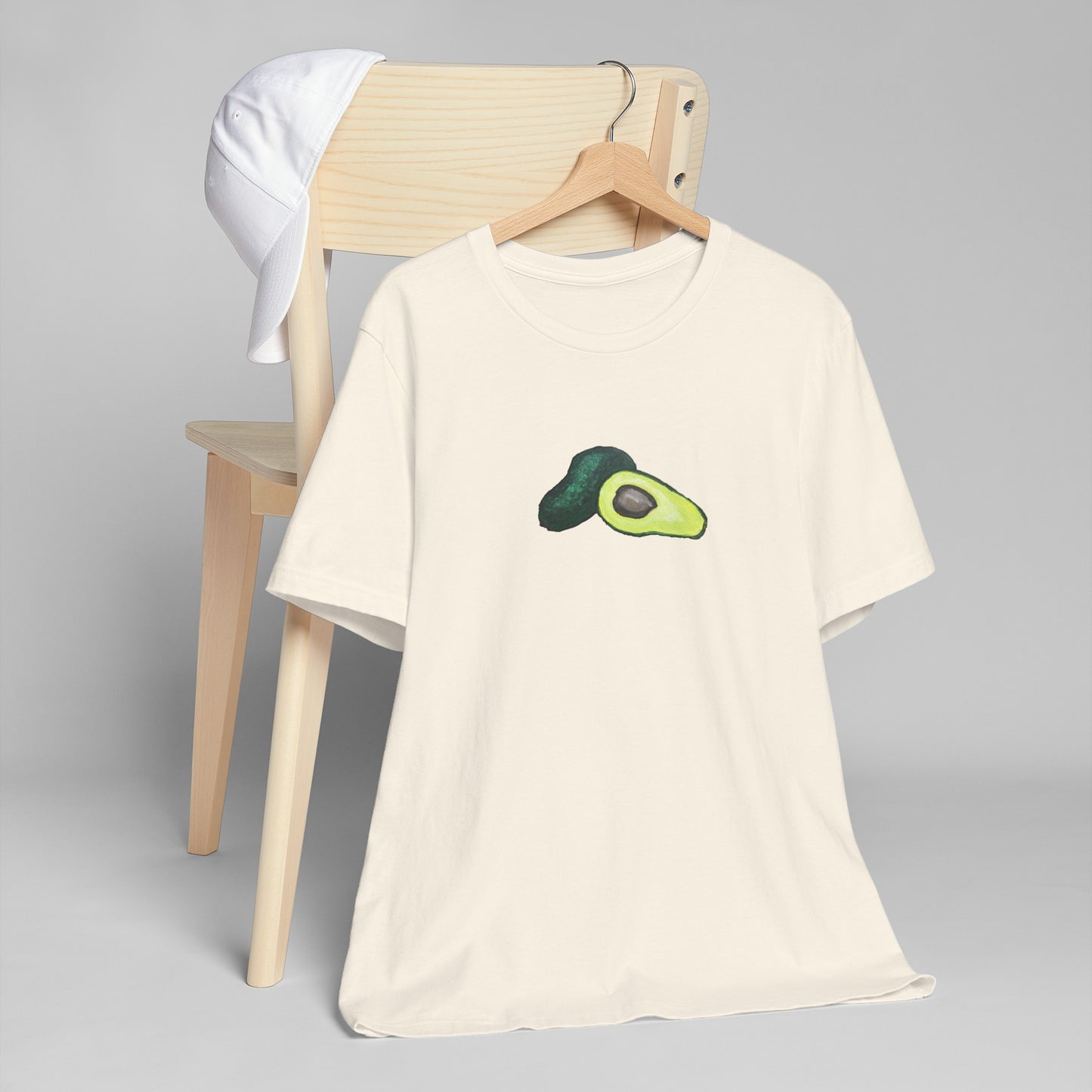 Split Avocado Art - Athletic T-Shirt