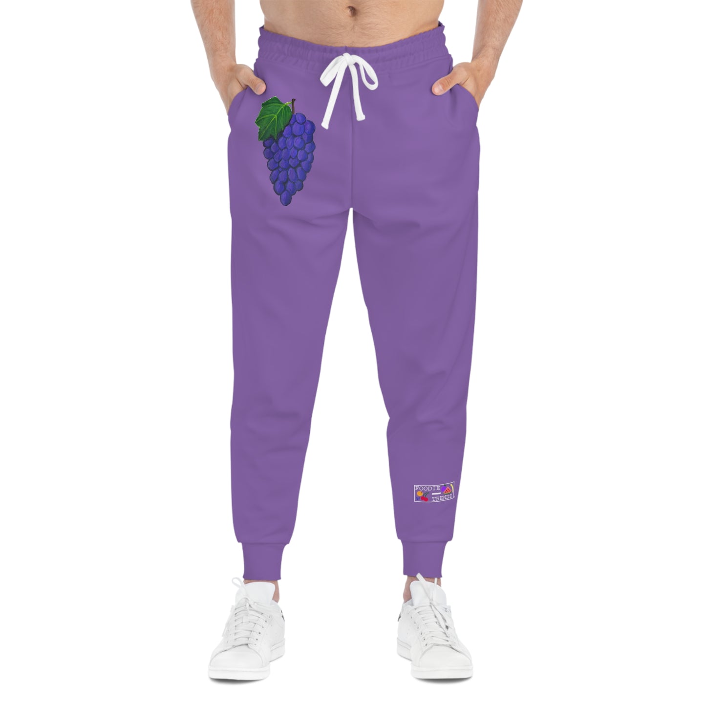 Fresh Grapes Art - Athletic Joggers - Purple