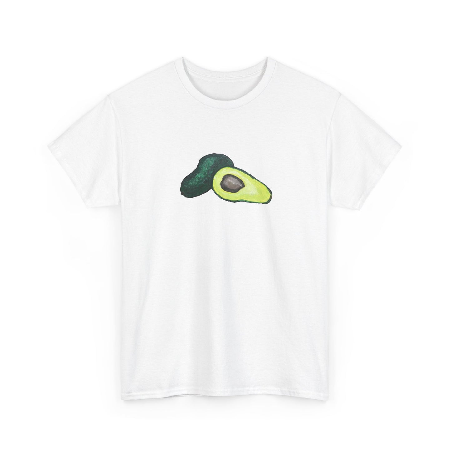 Split Avocado Art - Heavy Cotton Tee