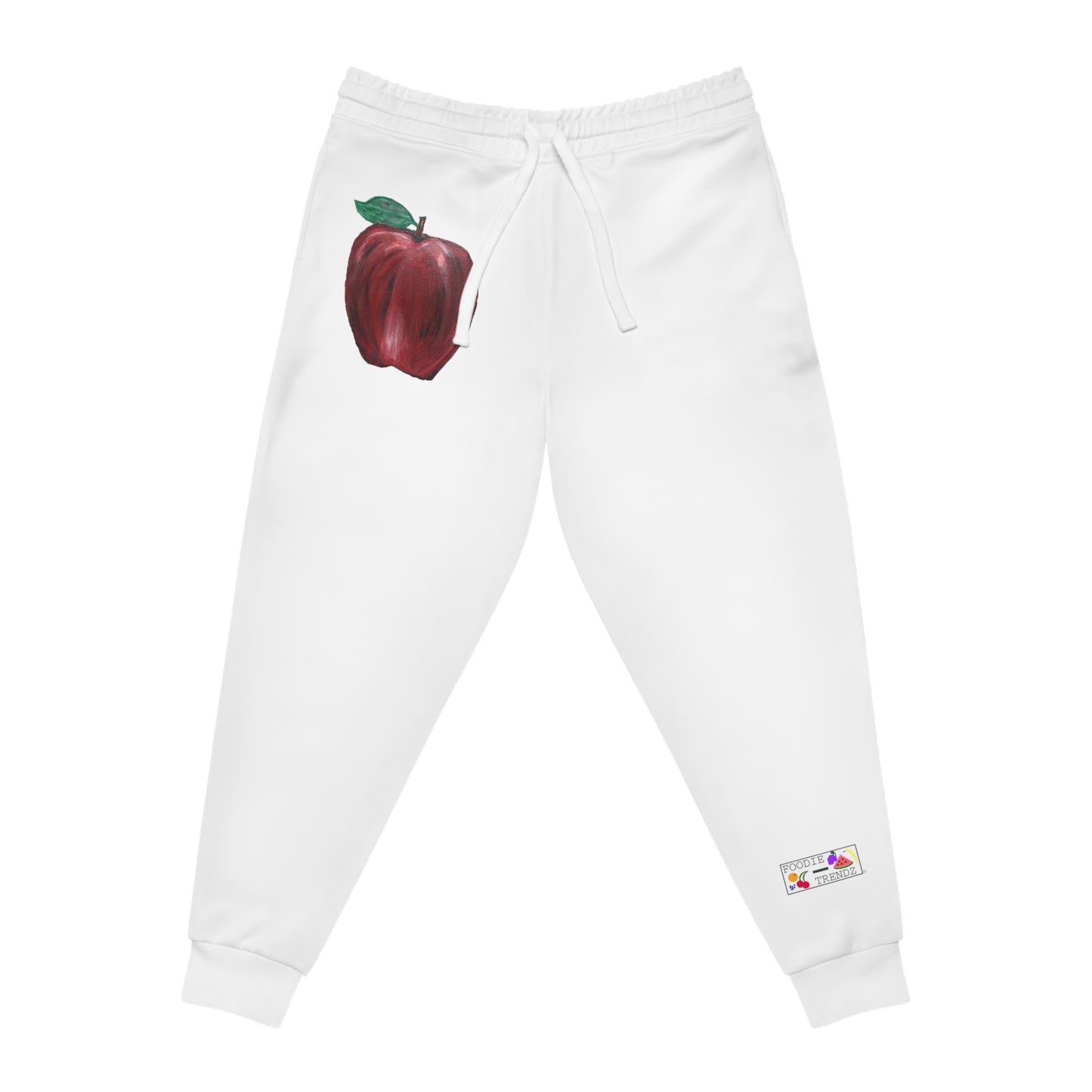 Whole Apple Art - Athletic Joggers - White