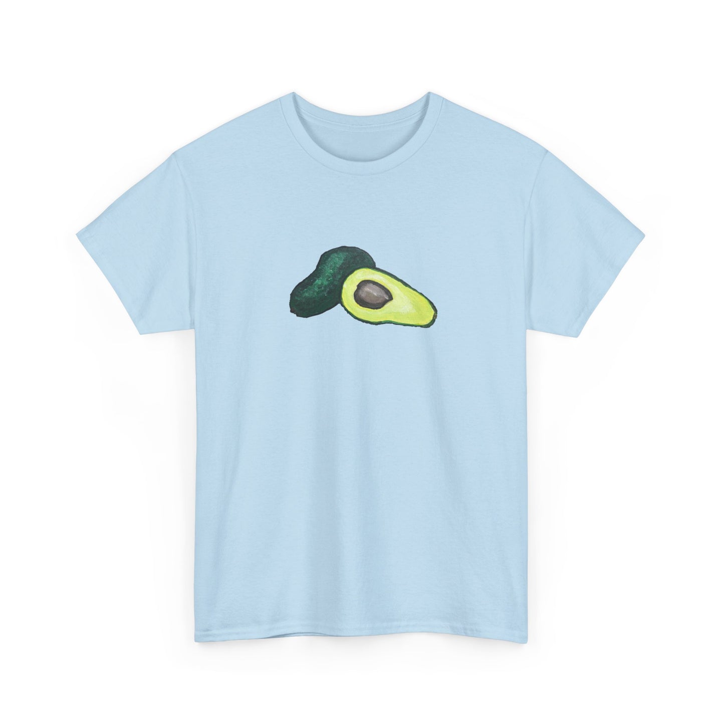 Split Avocado Art - Heavy Cotton Tee