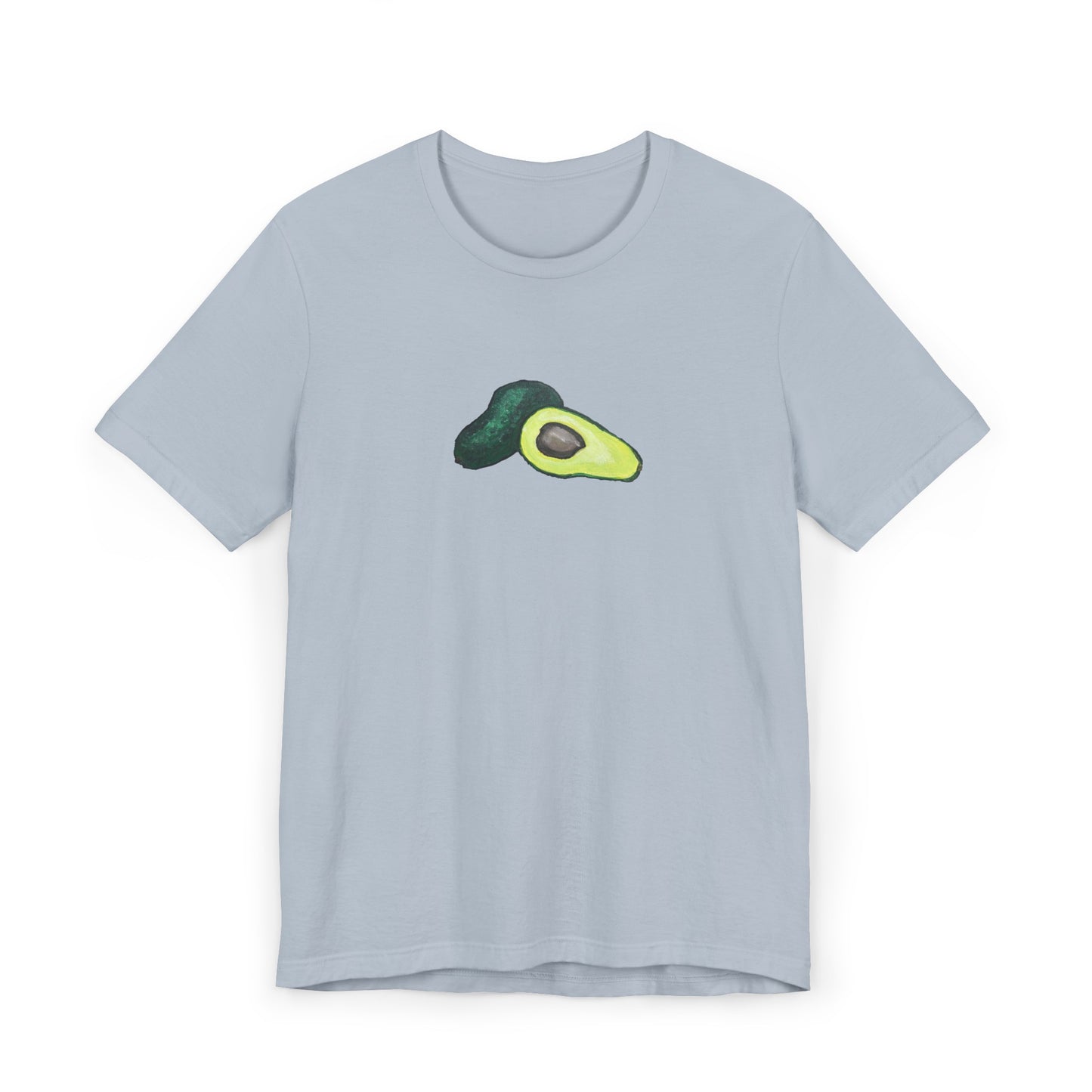 Split Avocado Art - Athletic T-Shirt