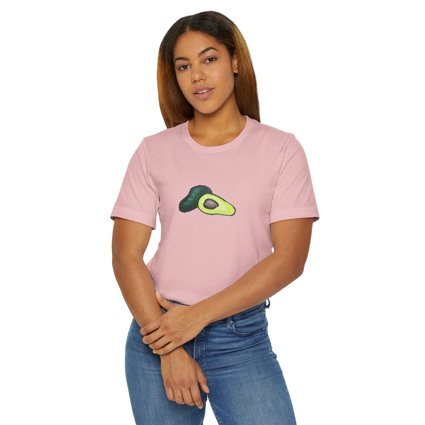 Split Avocado Art - Athletic T-Shirt