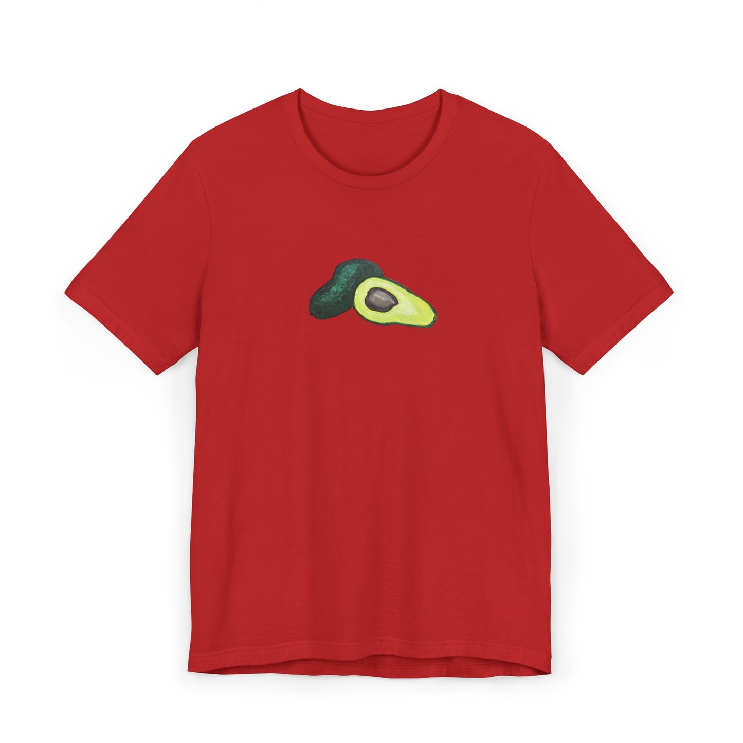 Split Avocado Art - Athletic T-Shirt