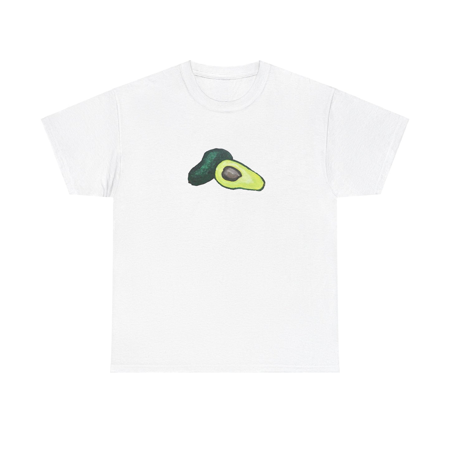 Split Avocado Art - Heavy Cotton Tee