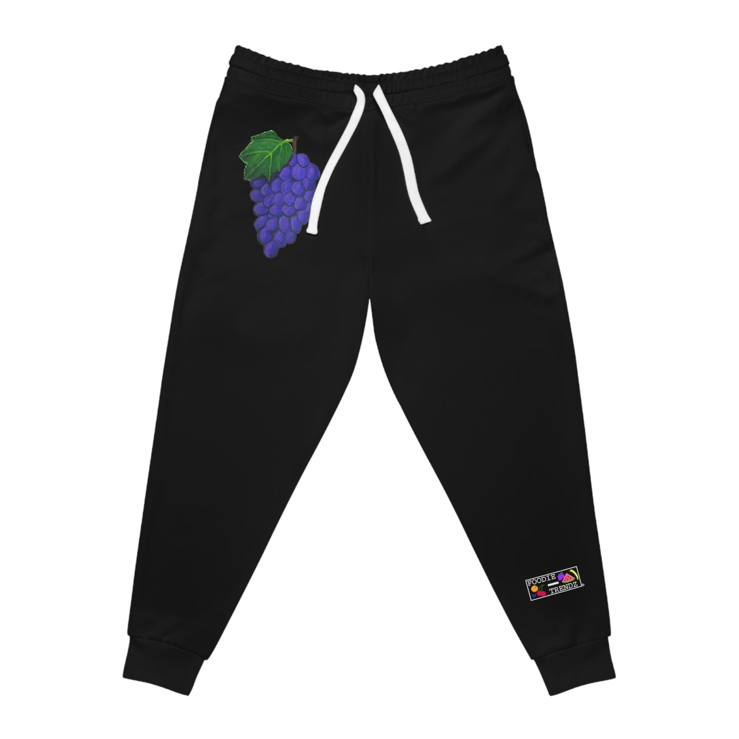 Fresh Grapes Art - Athletic Joggers - Black