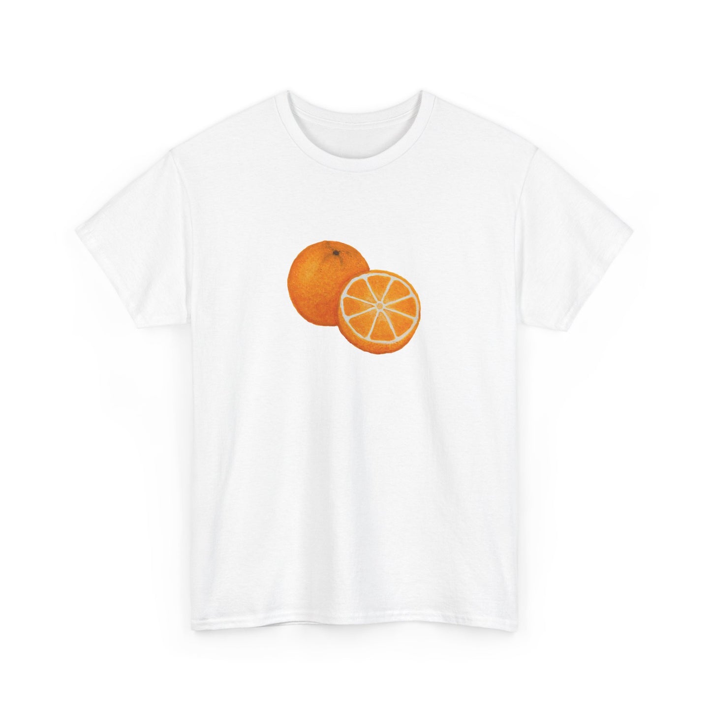 Tangy Orange Art - Heavy Cotton Tee