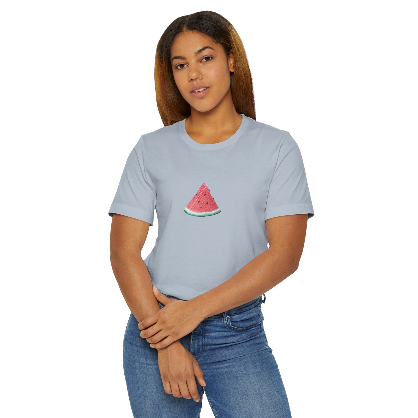 Watermelon Slice Art - Athletic T-Shirt