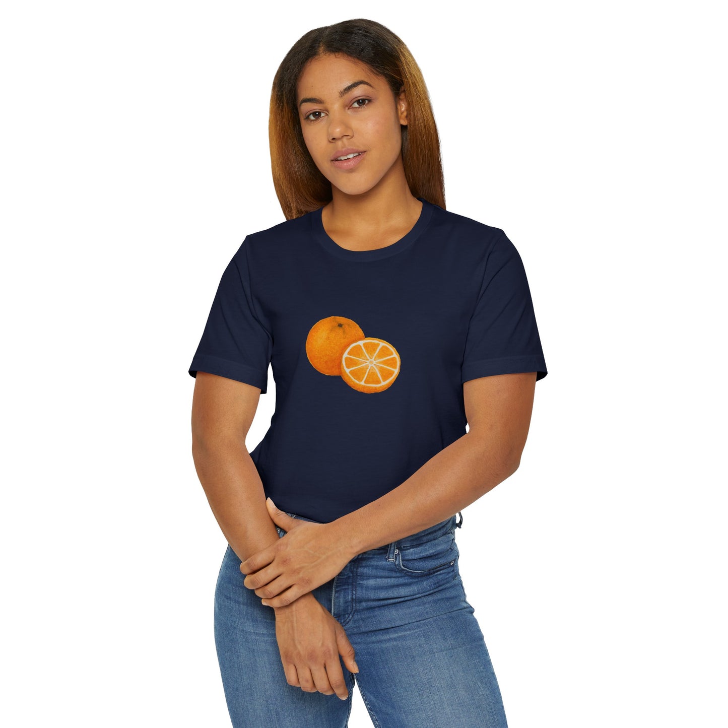 Tangy Orange Art - Athletic T-Shirt