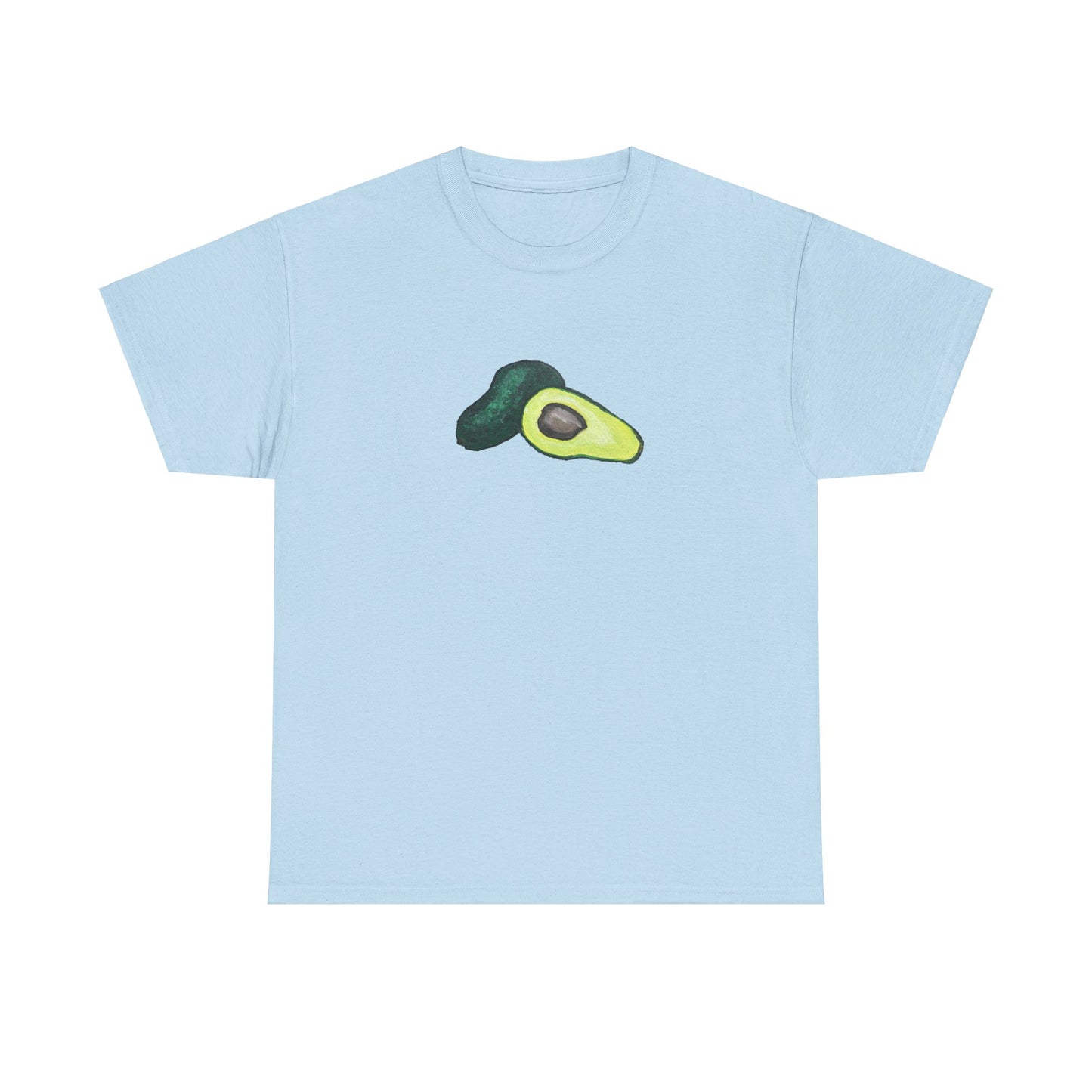 Split Avocado Art - Heavy Cotton Tee