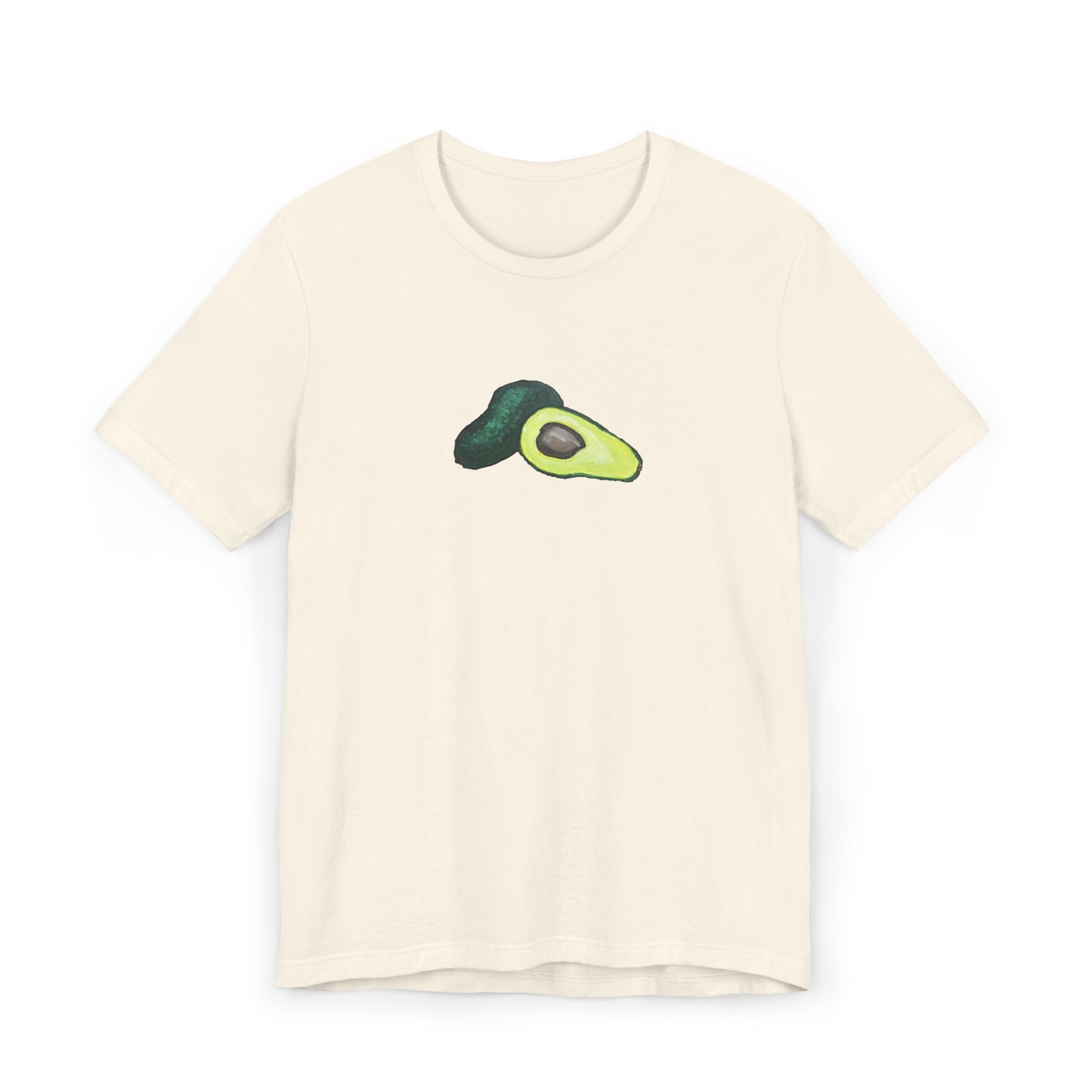 Split Avocado Art - Athletic T-Shirt