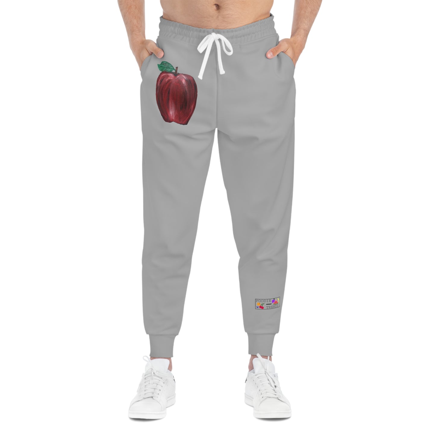 Whole Apple Art - Athletic Joggers - Grey