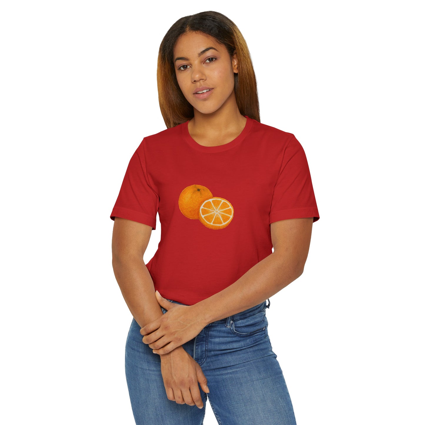 Tangy Orange Art - Athletic T-Shirt