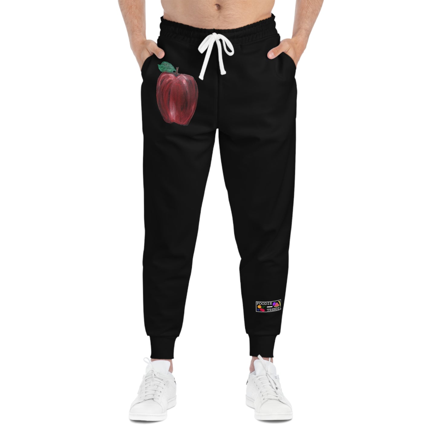 Whole Apple Art - Athletic Joggers - Black