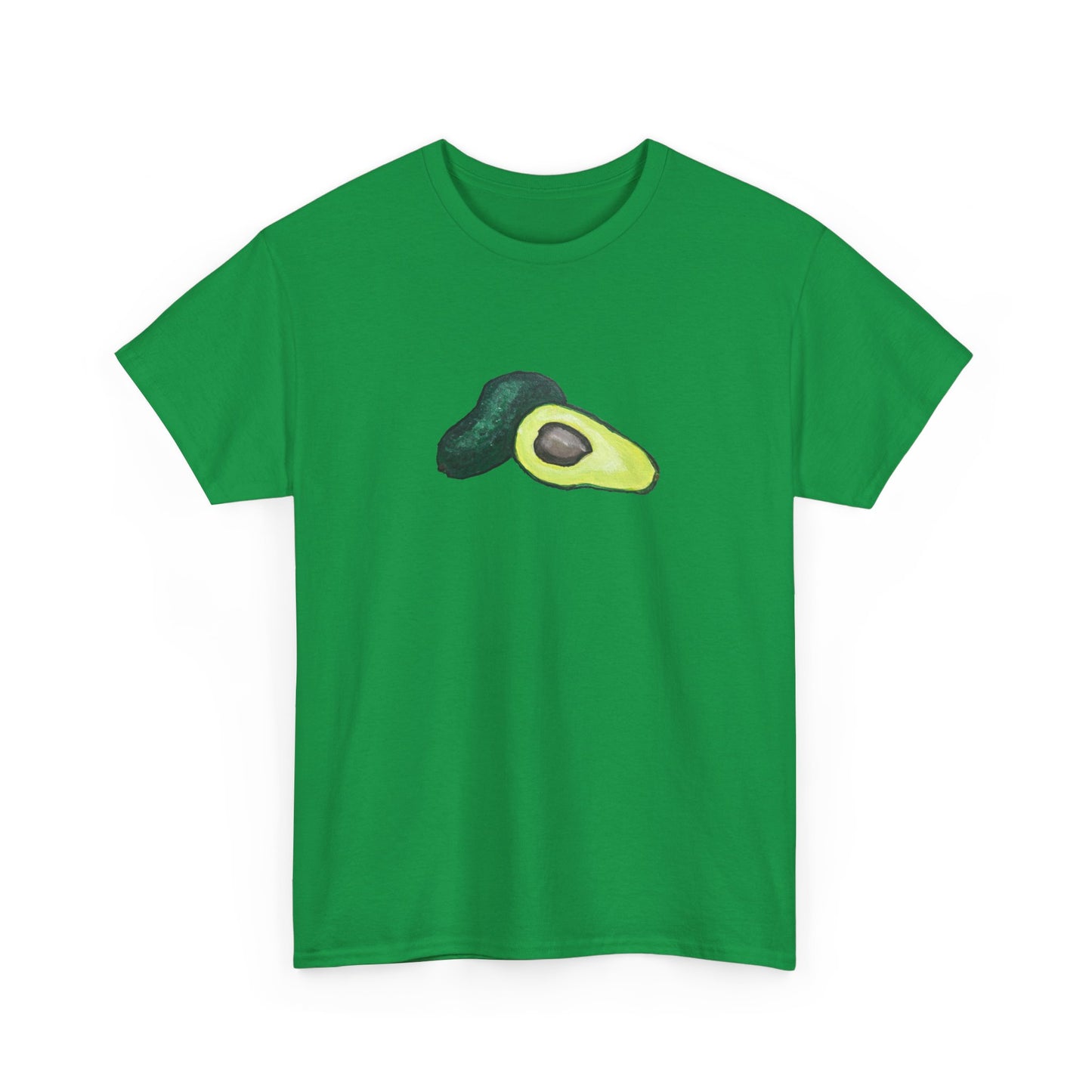 Split Avocado Art - Heavy Cotton Tee