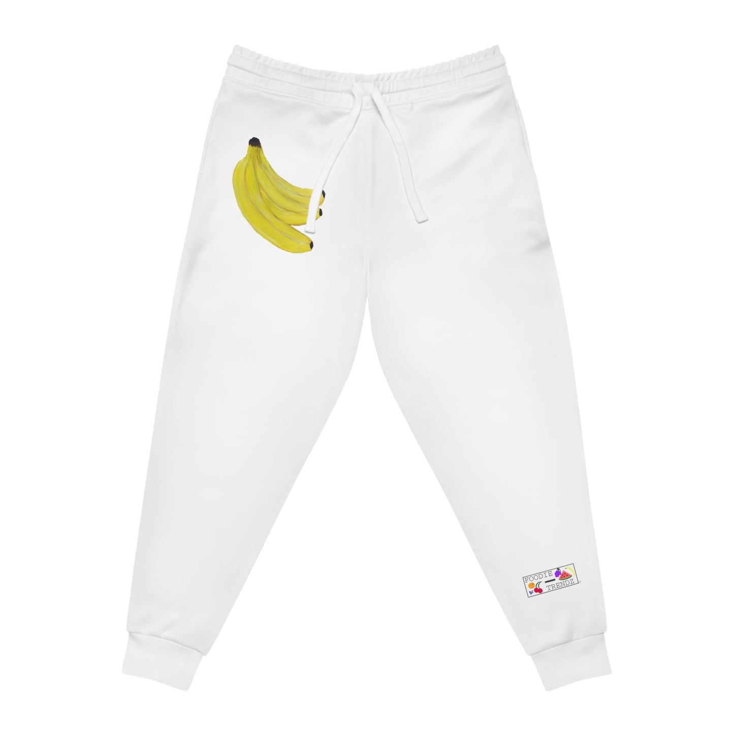 Grouped Bananas Art - Athletic Joggers - White